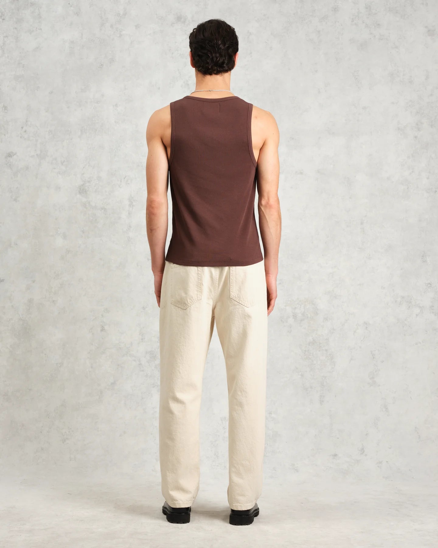 モンタギューノースリーブ RIB (BROWN)