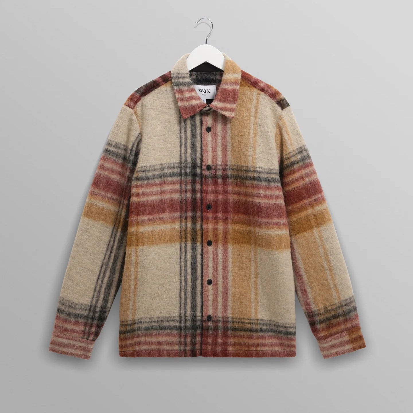 オーバーシャツ NOLAN WOOL BLEND CHECK (NATURAL MULTI)