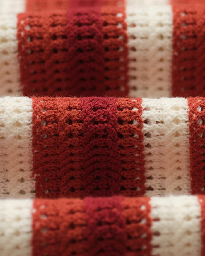ポルトシャツ STRIPE (ECRU/ORANGE)