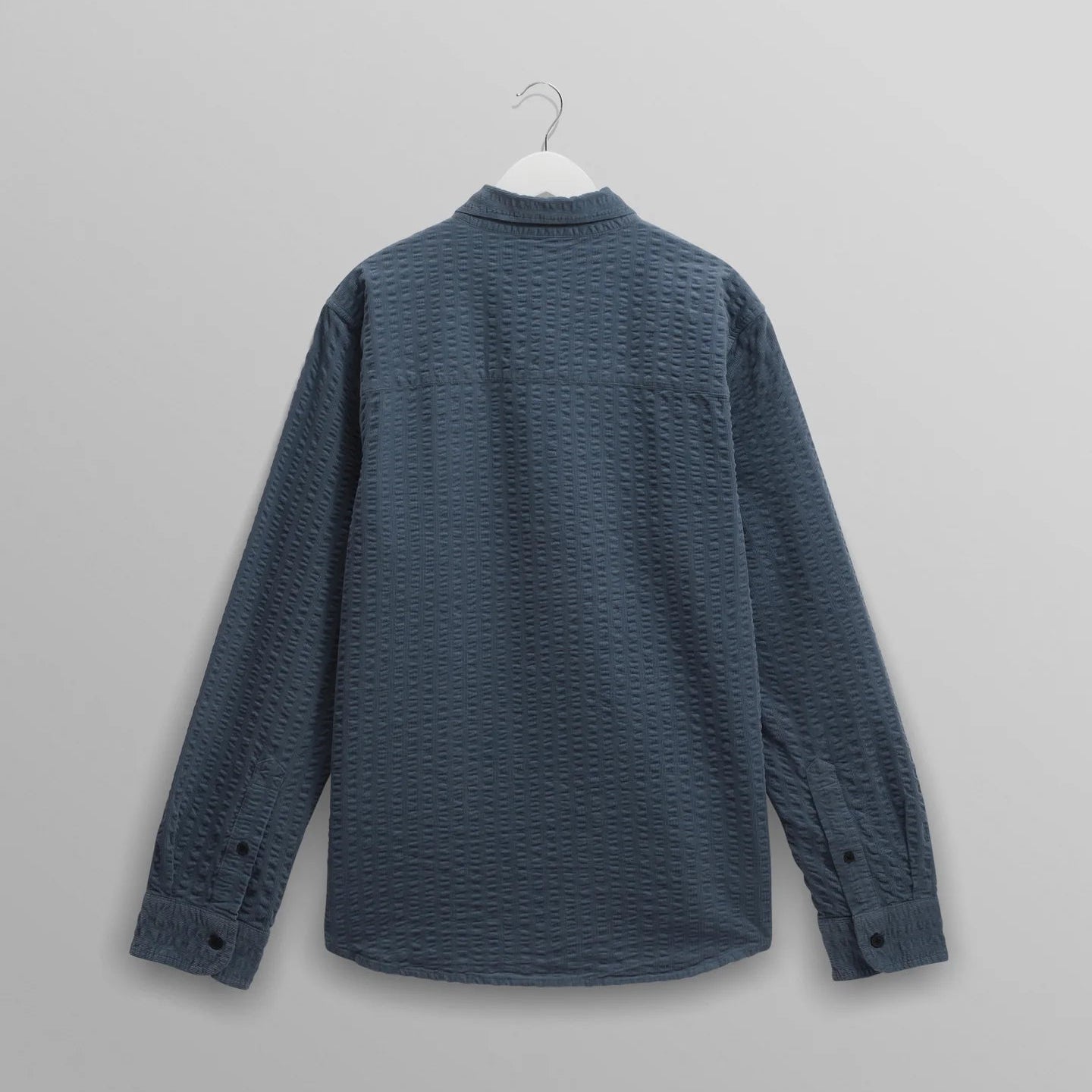 シェリーシャツ SEERSUCKER CORD (BLUE) - グリニッジ オンラインストア