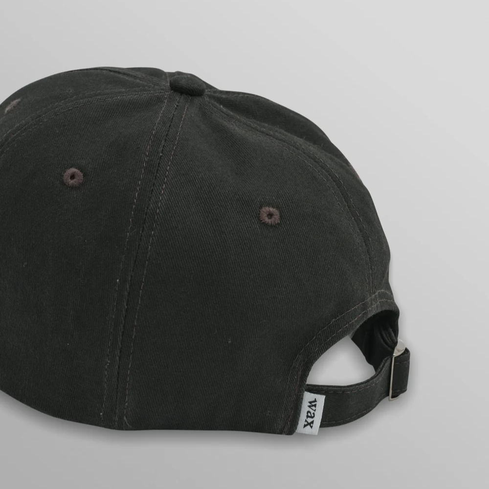 スポーツキャップ ピグメント コットン (BLACK)