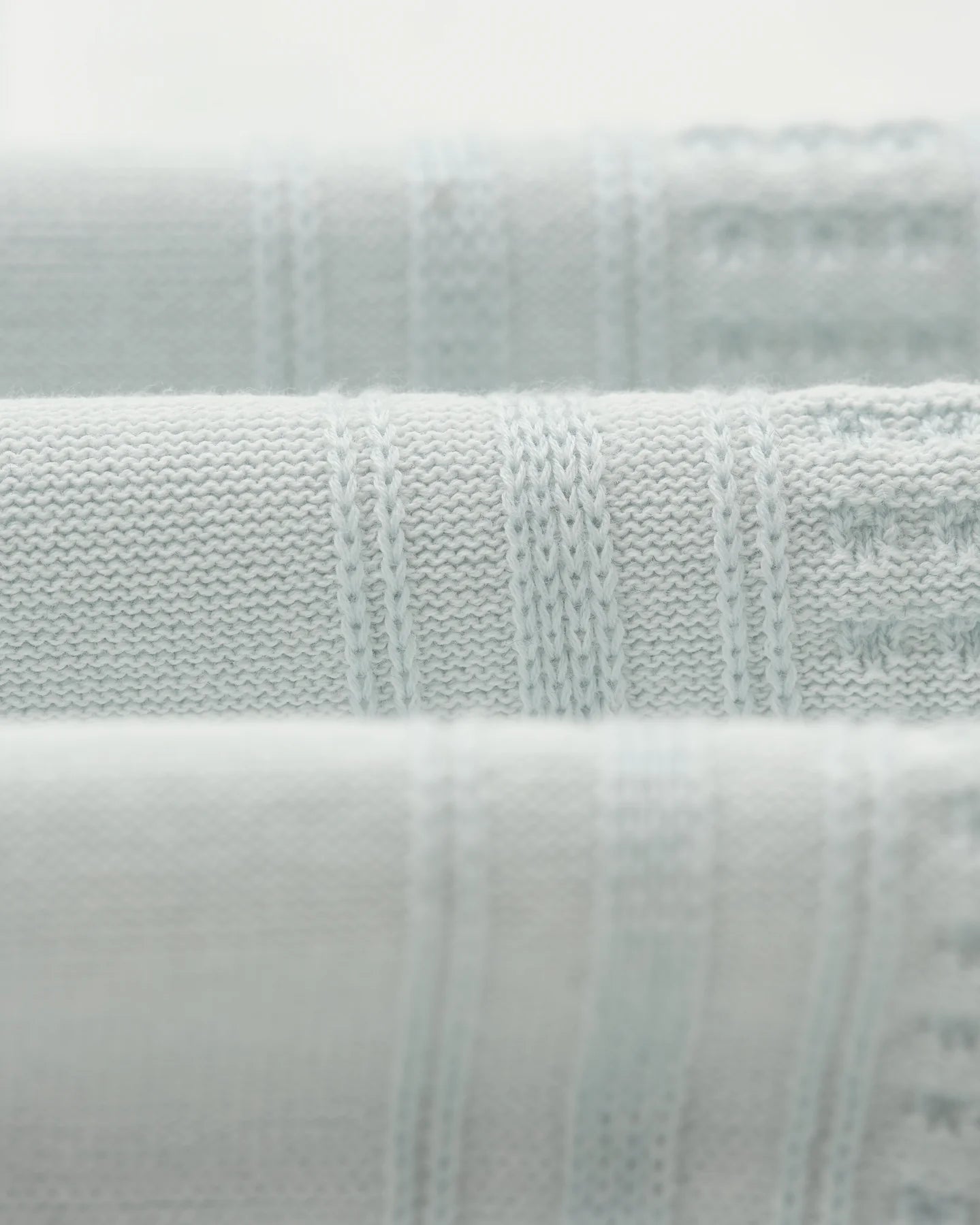 ポロシャツ RETRO STRIPE (PALE BLUE/ECRU)