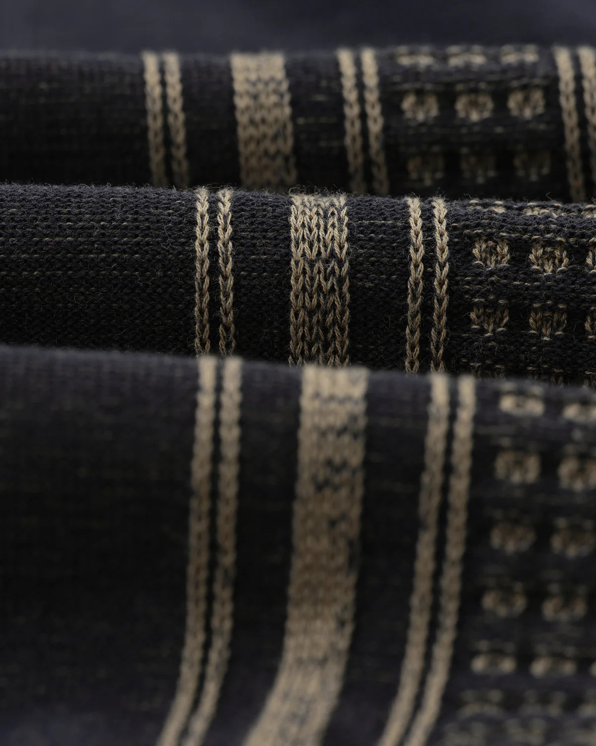 ポロシャツ RETRO STRIPE (NAVY/KHAKI)