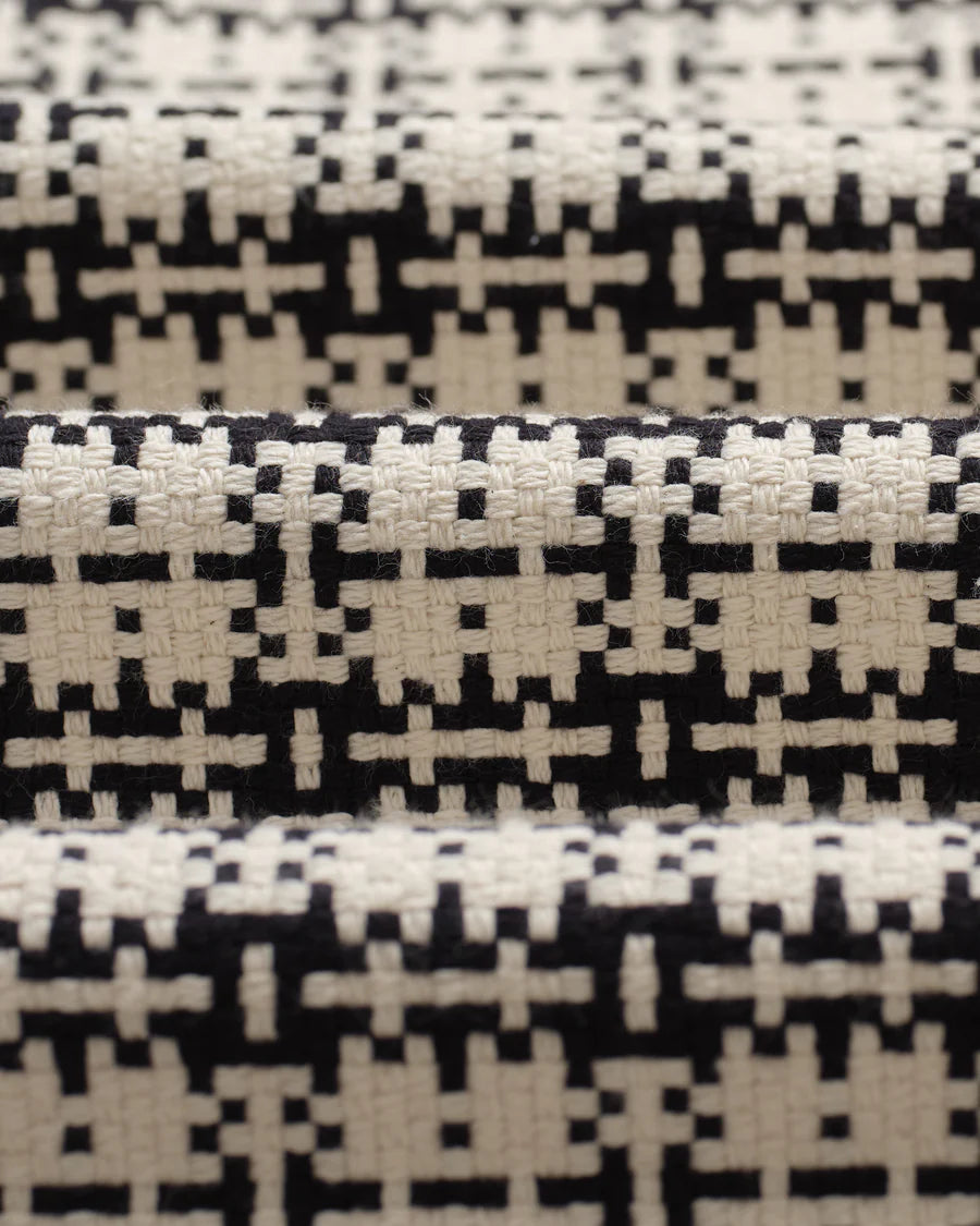 オーバーシャツ YARD CHECK (BLACK/ECRU) Whiting Overshirt