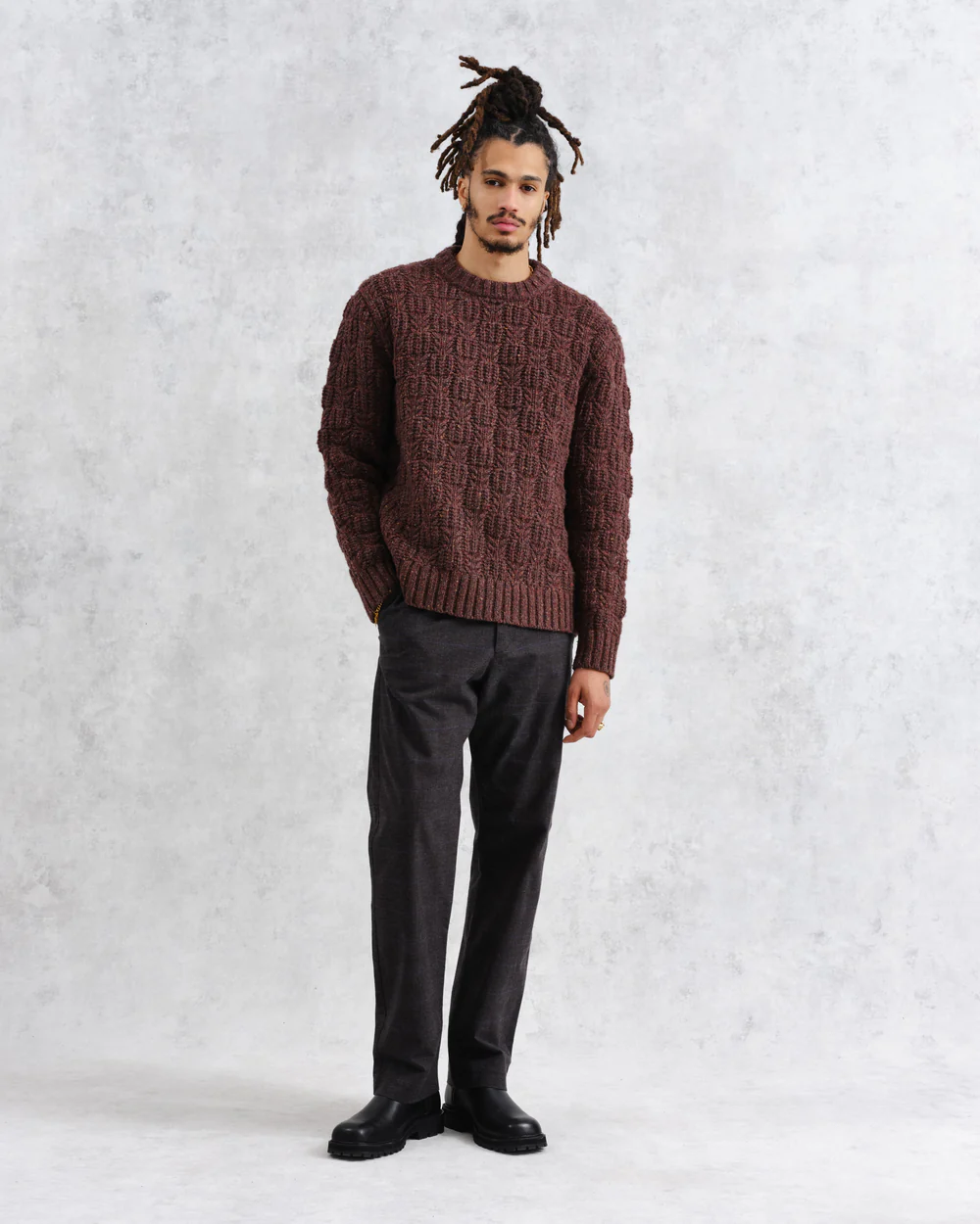 ワイルドクルー チェッカーリーフ (BROWN)