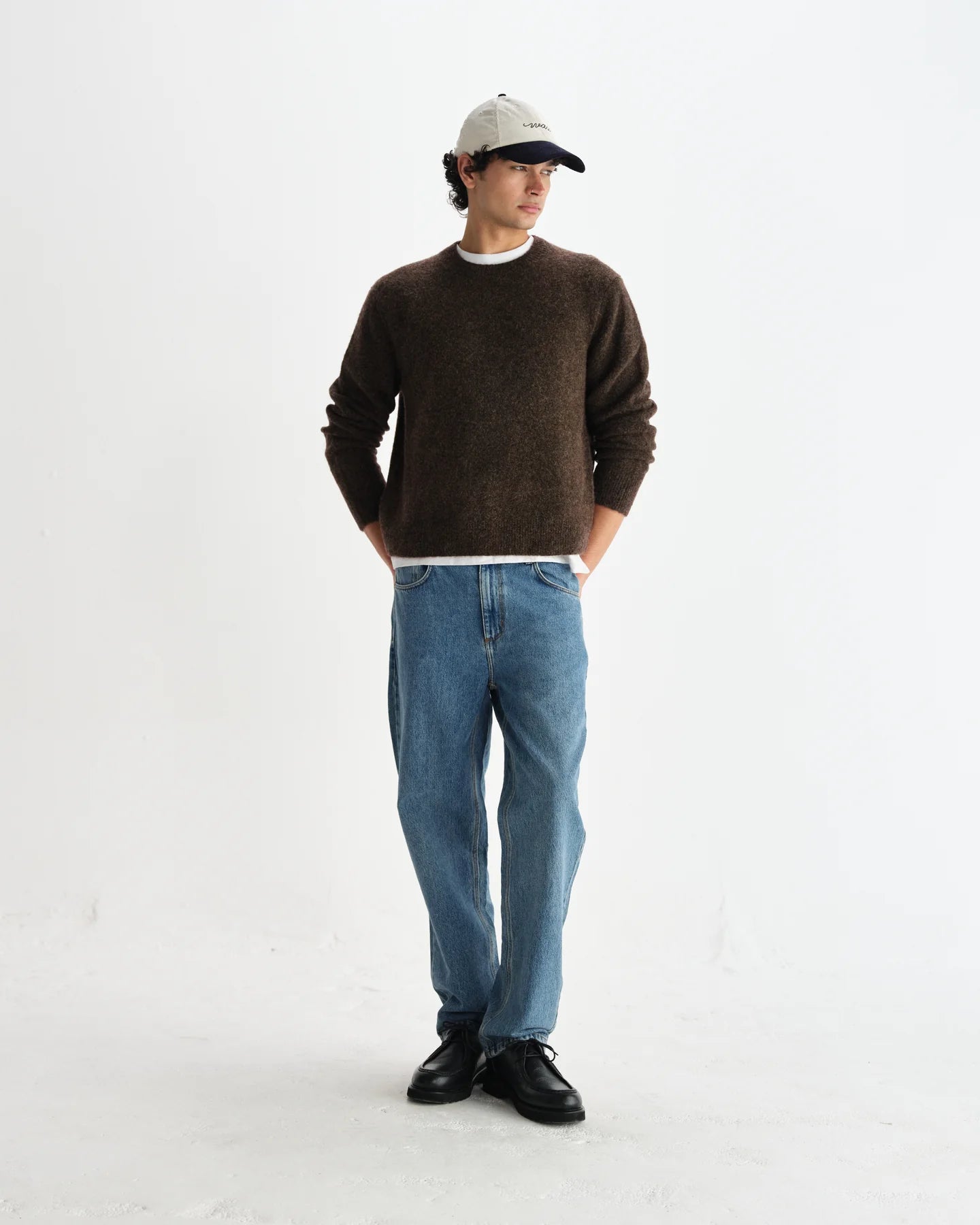 ワイルドクルー FLUFFY WOOL BLEND (BROWN) - グリニッジ オンラインストア