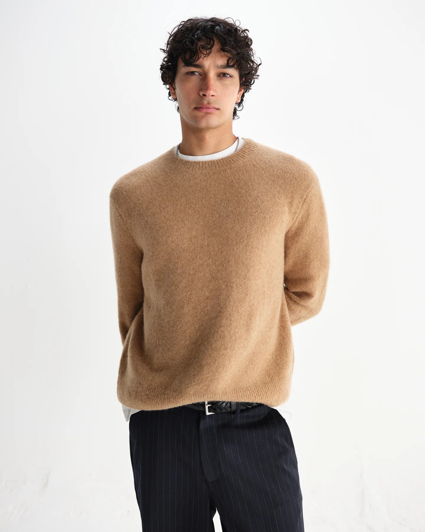 ワイルドクルー FLUFFY WOOL BLEND (CAMEL) - グリニッジ オンラインストア