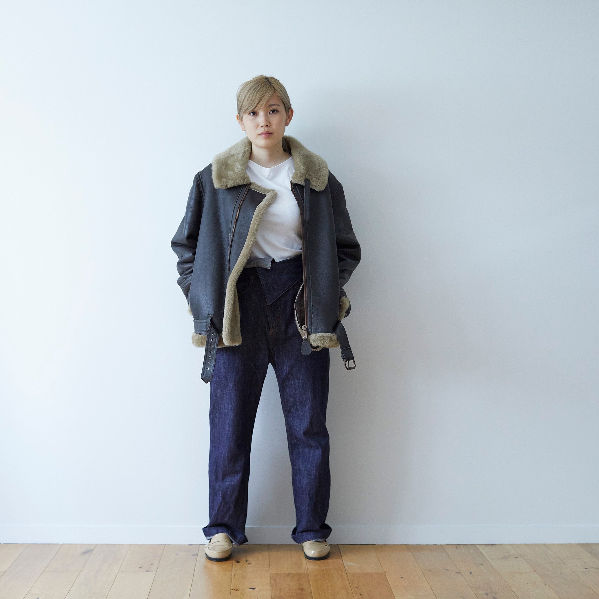 jamesgrose james grose jg ジェームスグロース レディースアーヴィン 革ジャン レザージャケット