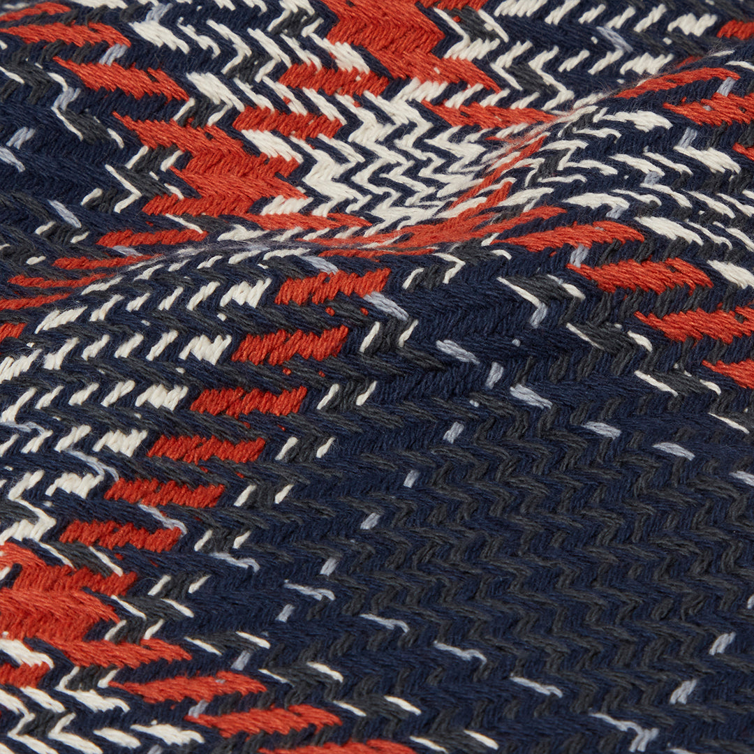 【ワックスロンドン】男女兼用 WHオーバーシャツ|パークチェック(NV/RS)wax london