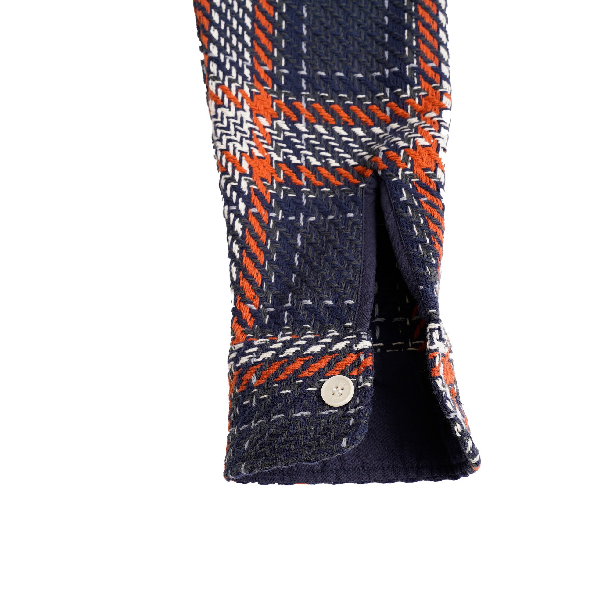 【ワックスロンドン】男女兼用 WHオーバーシャツ|パークチェック(NV/RS)wax london