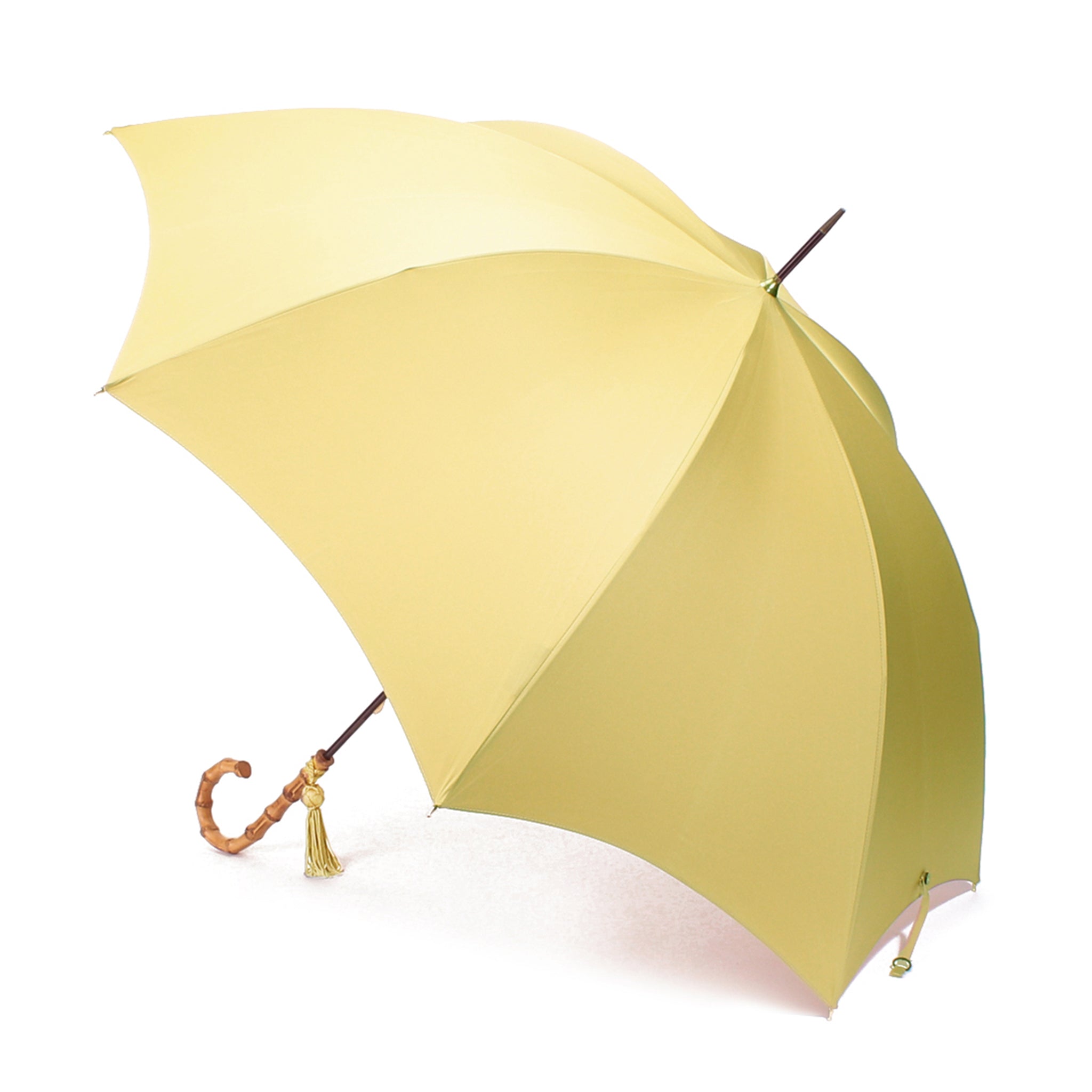 WLT4 Whangee Crook | 長傘 | アーチ型ハンドル | ワンギー | 晴雨兼用傘 (BEIGE)