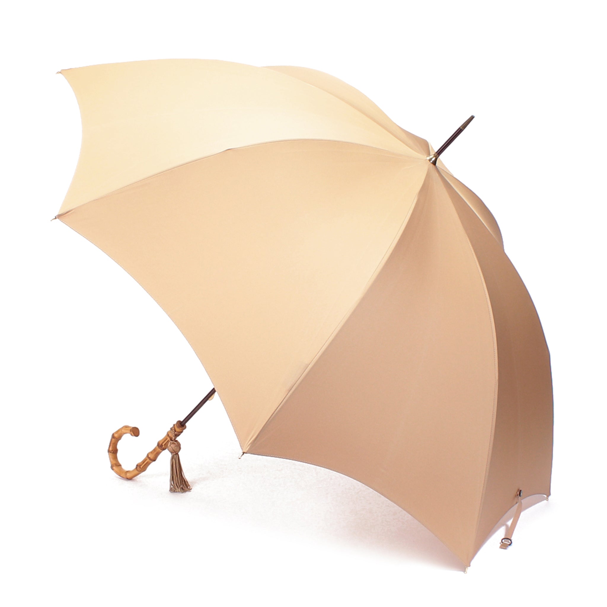 WLT4 Whangee Crook | 長傘 | アーチ型ハンドル | ワンギー | 晴雨兼用傘 (650 CAMEL)