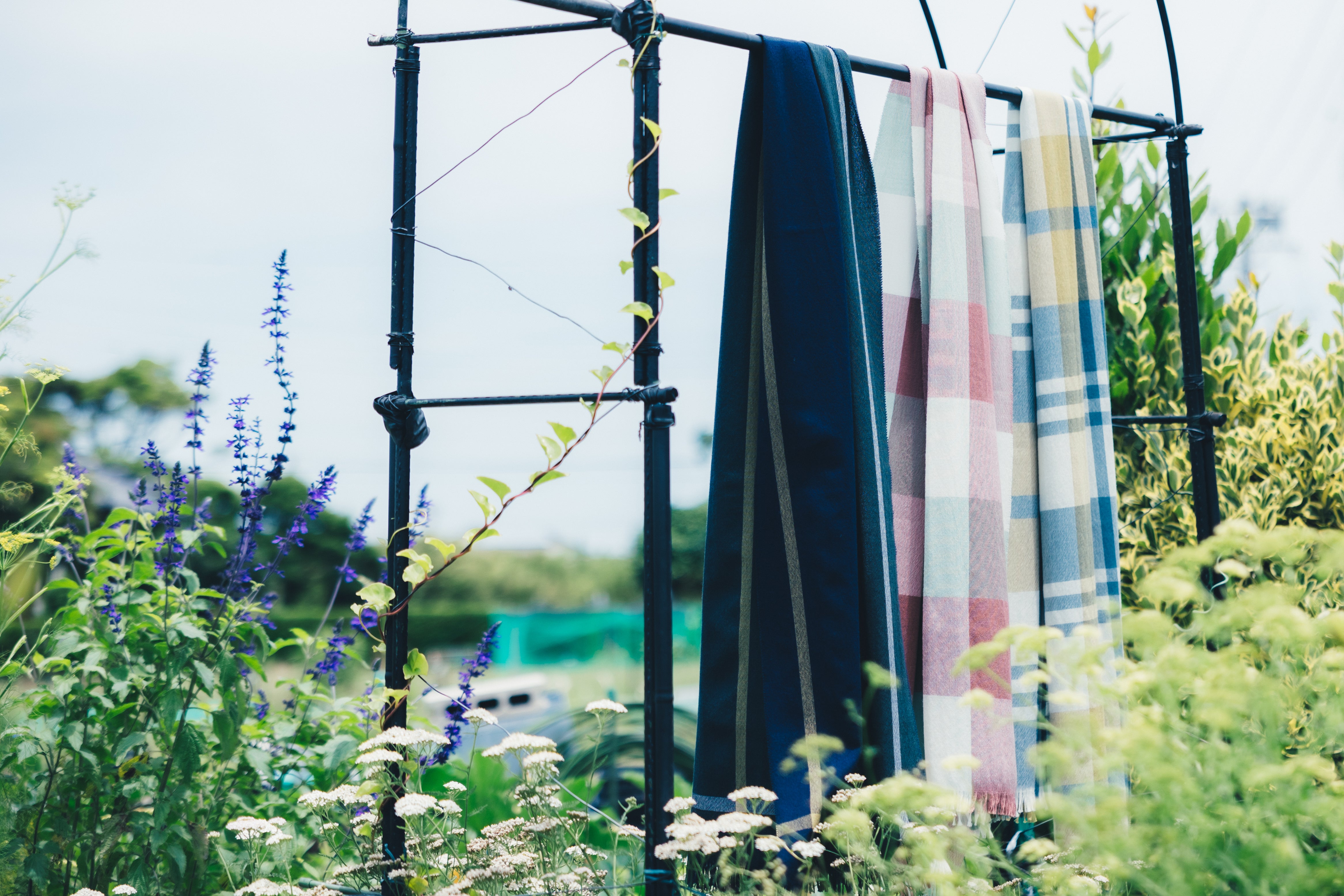 【ジョシュアエリス】夏を彩るファインゲージストール - グリニッジ オンラインストア