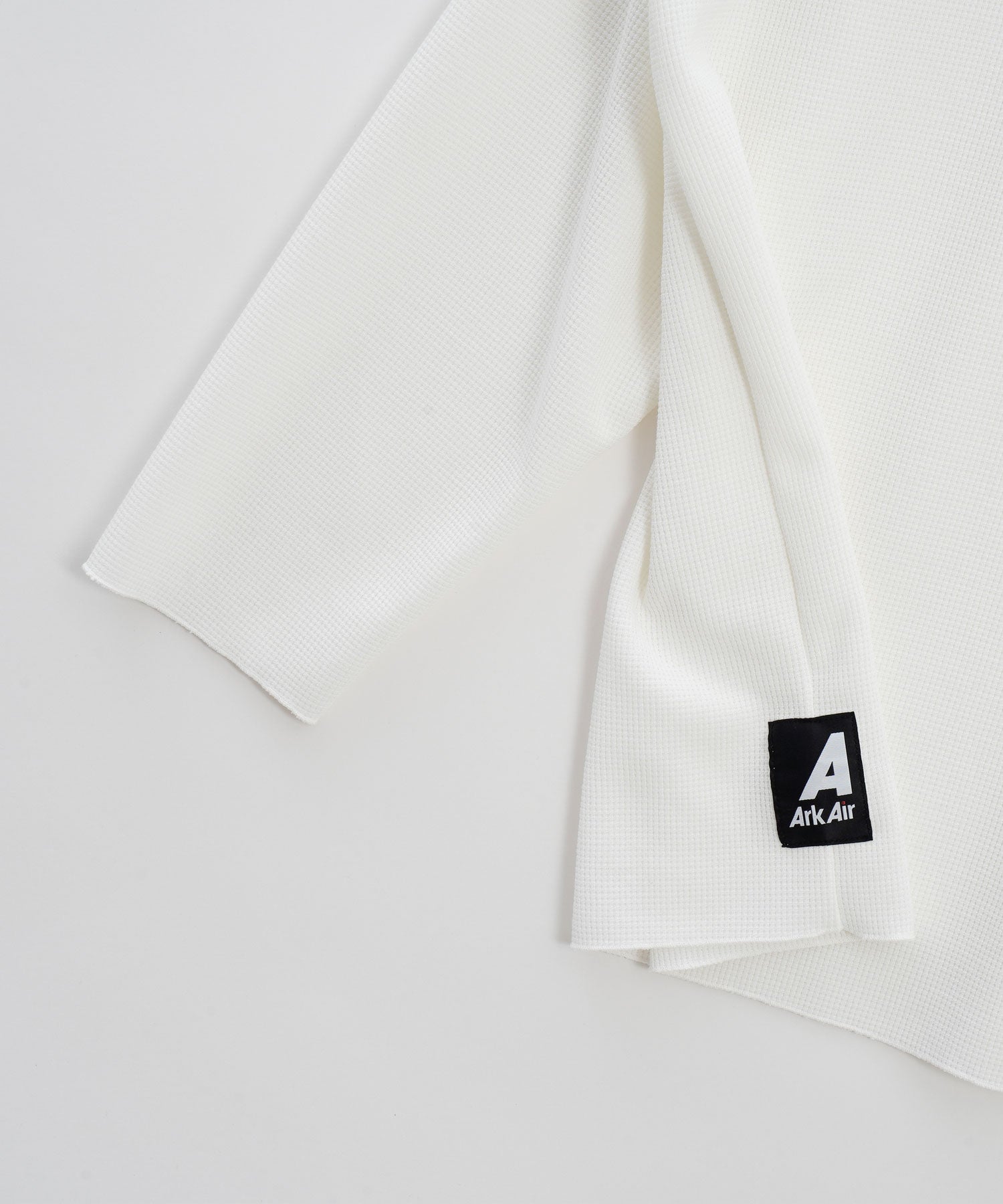 E410RA ワッフルヘンリーシャツ (CREAM)