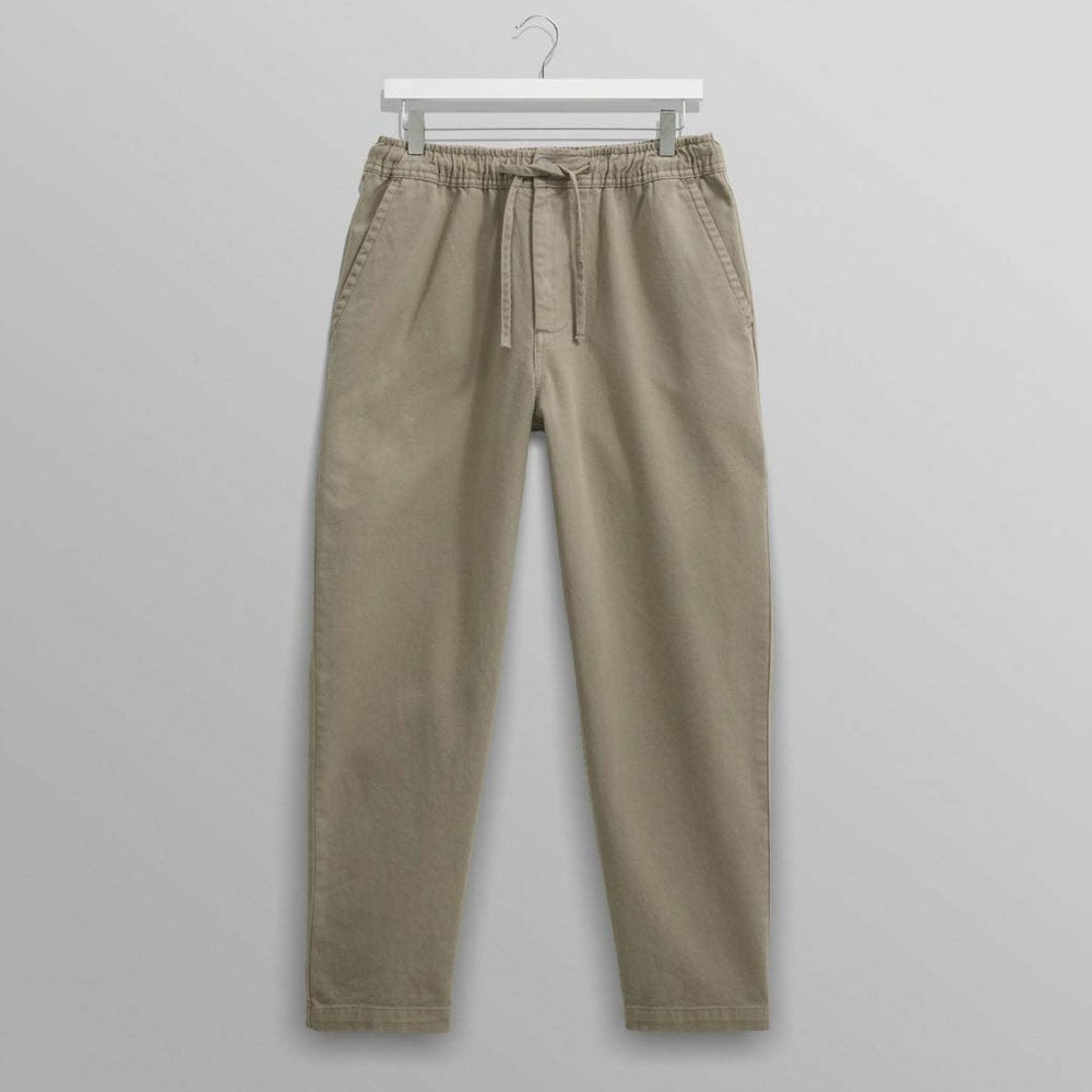 カートトラウザーズ｜オーガニックコットンツイル (LIGHT KHAKI