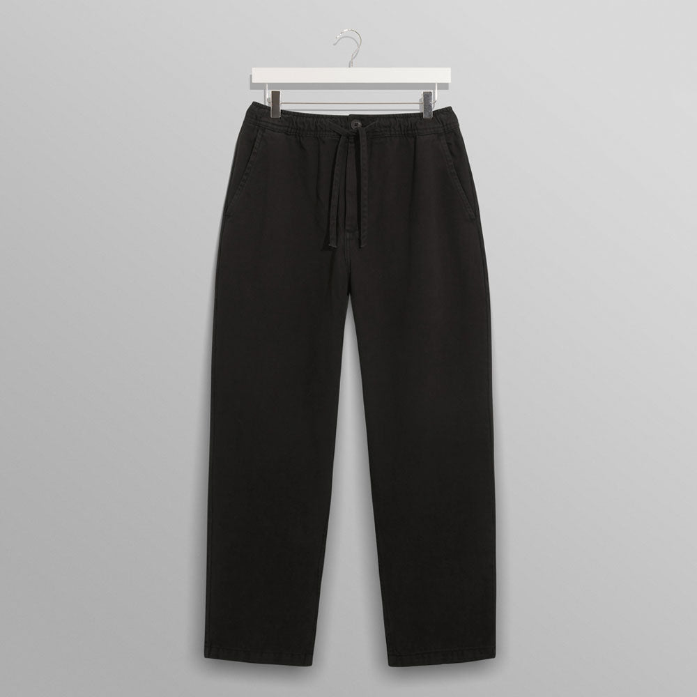 カートトラウザーズ ORGANIC COTTON TWILL (BLACK)