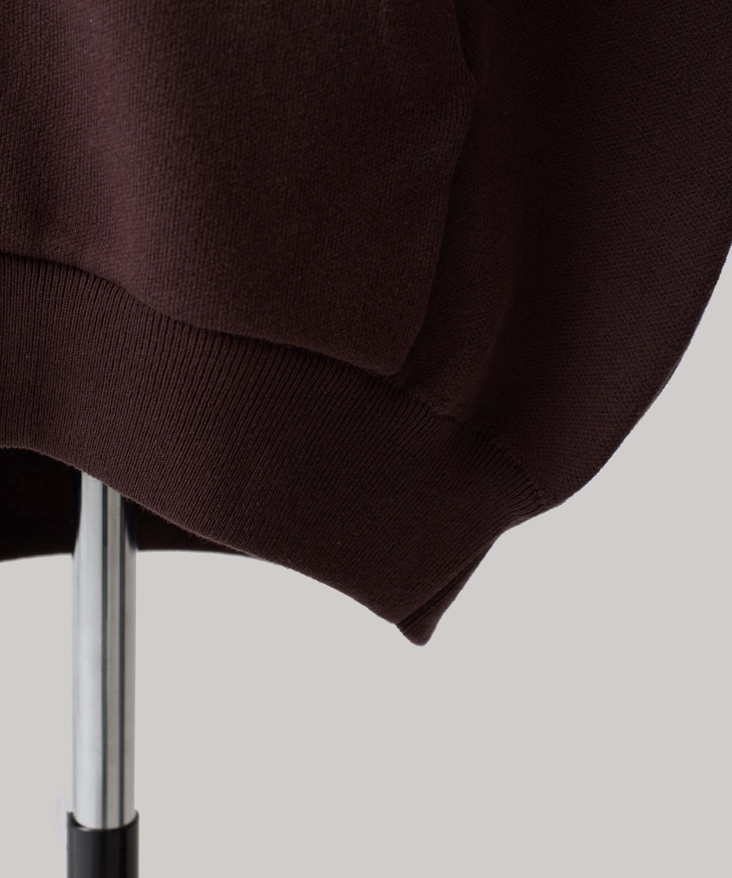 ロゴジップフーディ― 26W104 (BROWN)