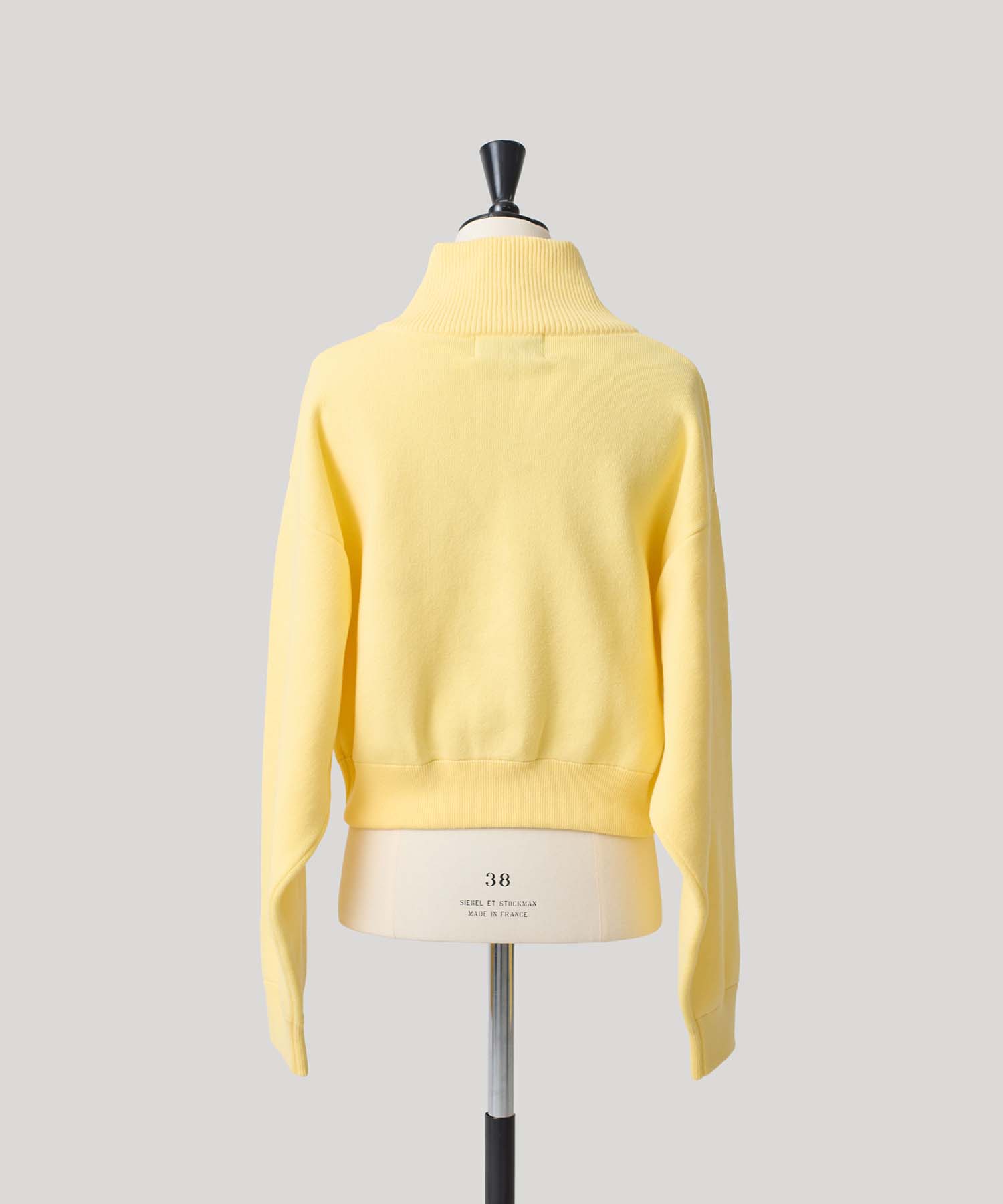ロゴショートジップブルゾン 26W105 (LIGHT YELLOW)