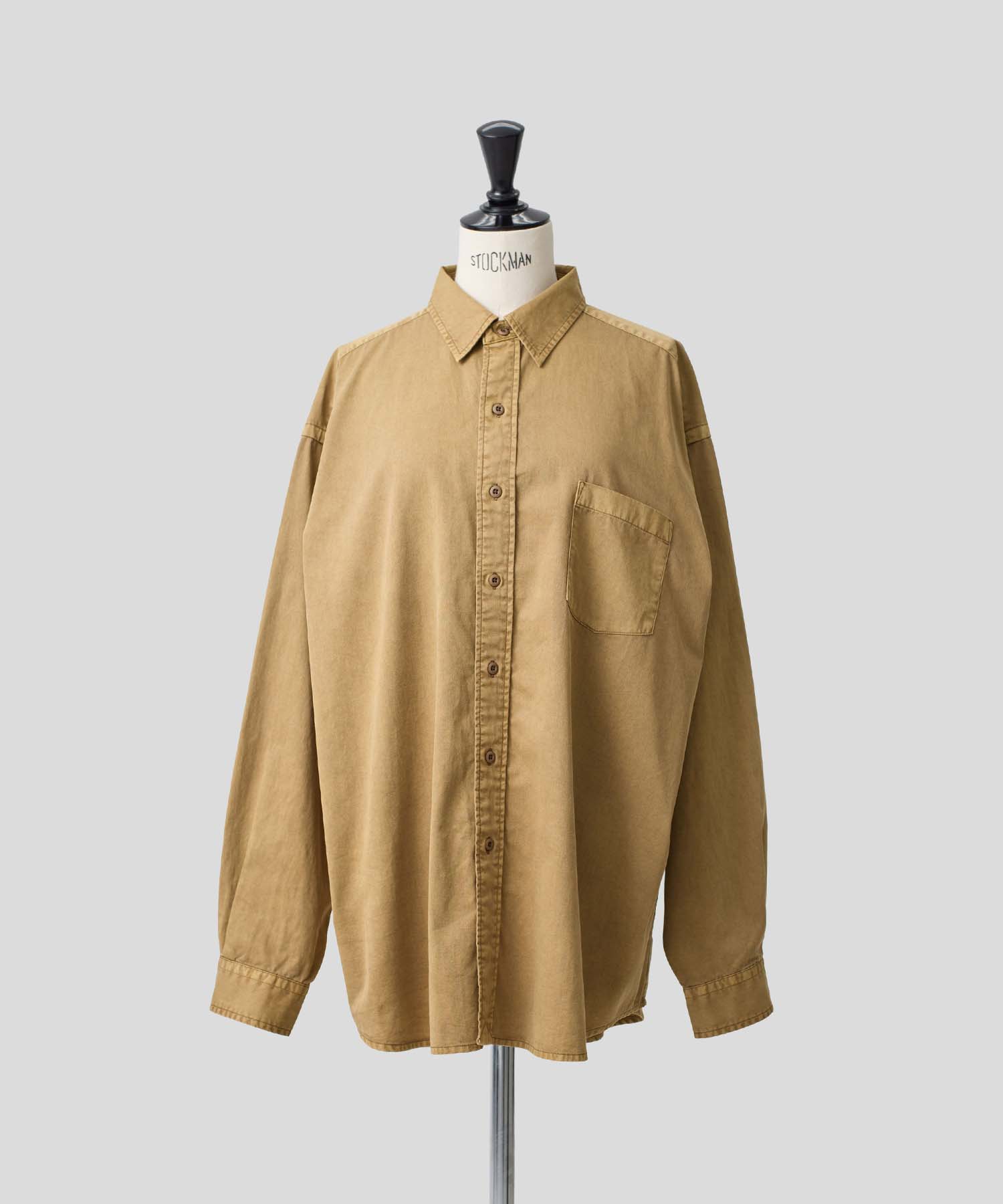 バックロゴオーバーシャツ 26W201 (BEIGE)