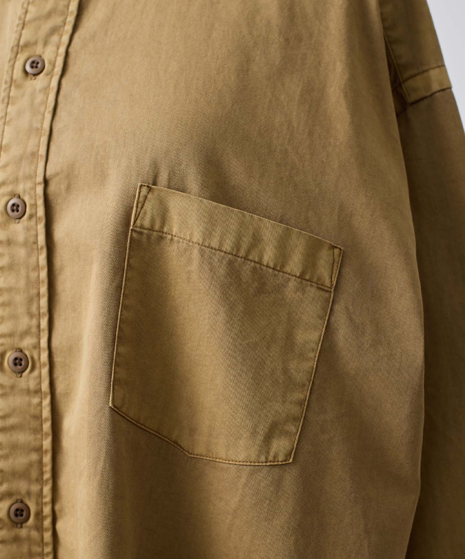 バックロゴオーバーシャツ 26W201 (BEIGE)