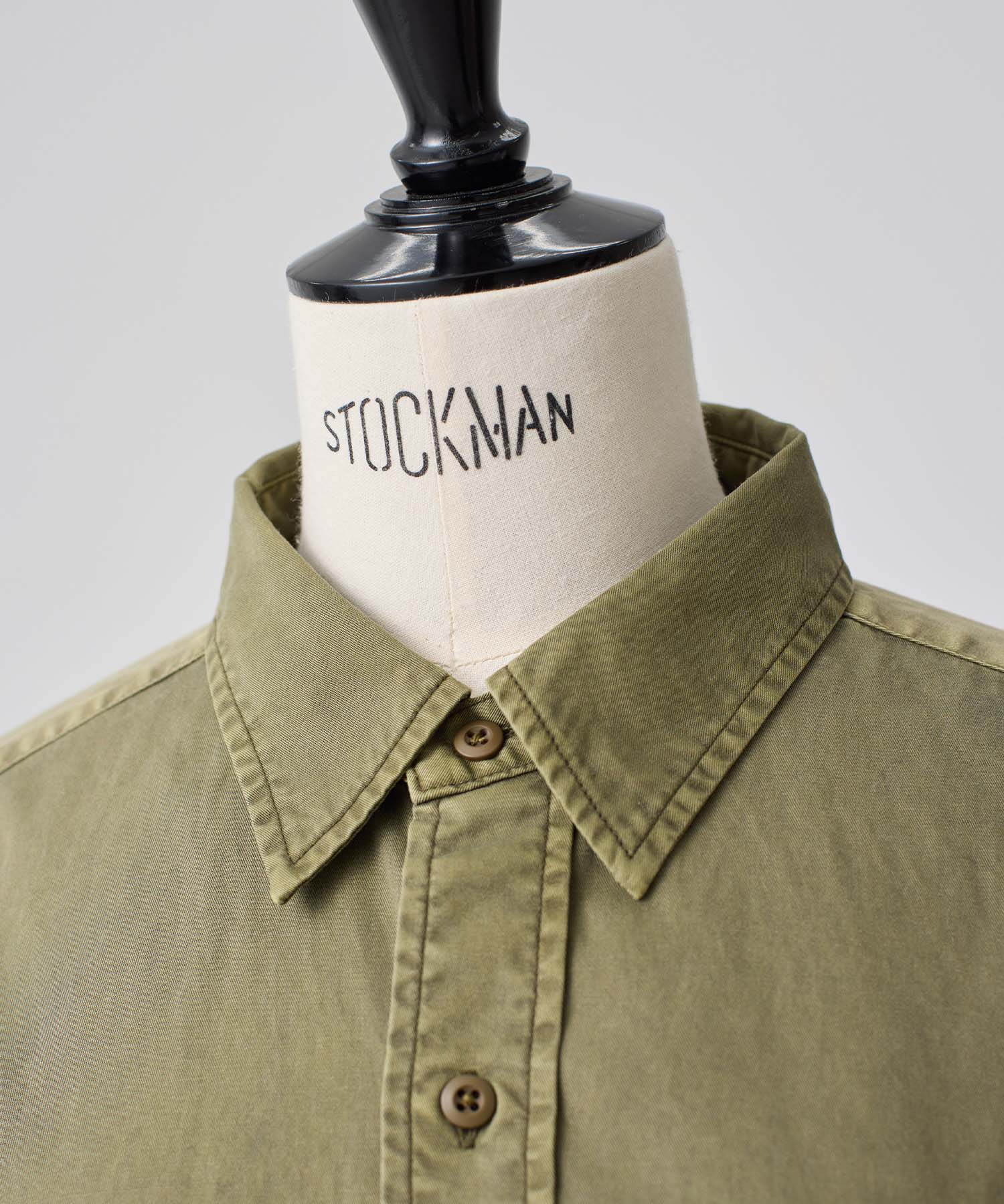 バックロゴオーバーシャツ 26W201 (KHAKI)