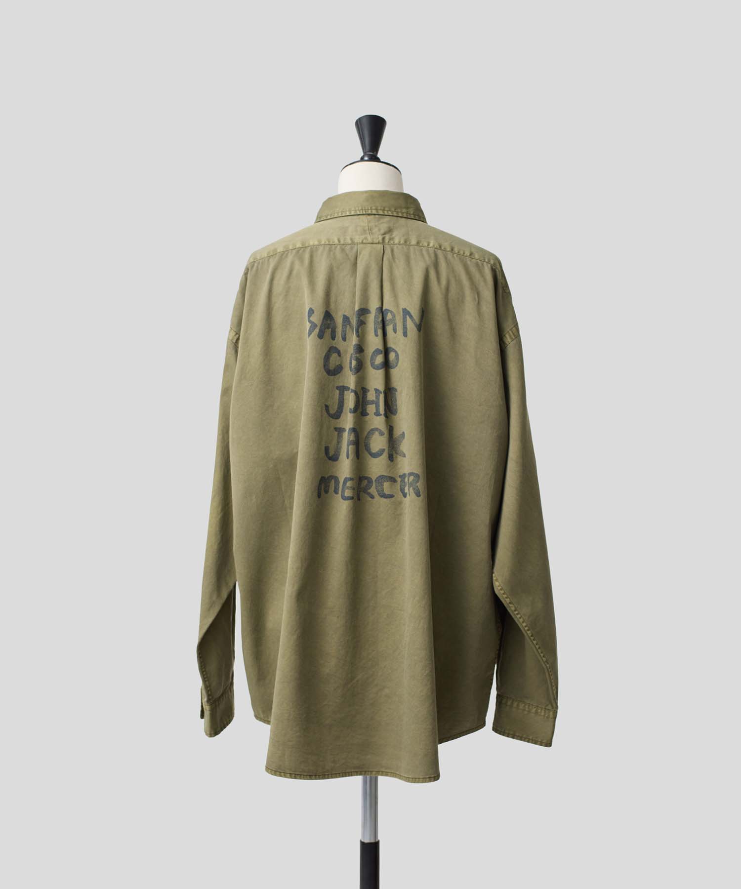 バックロゴオーバーシャツ 26W201 (KHAKI)