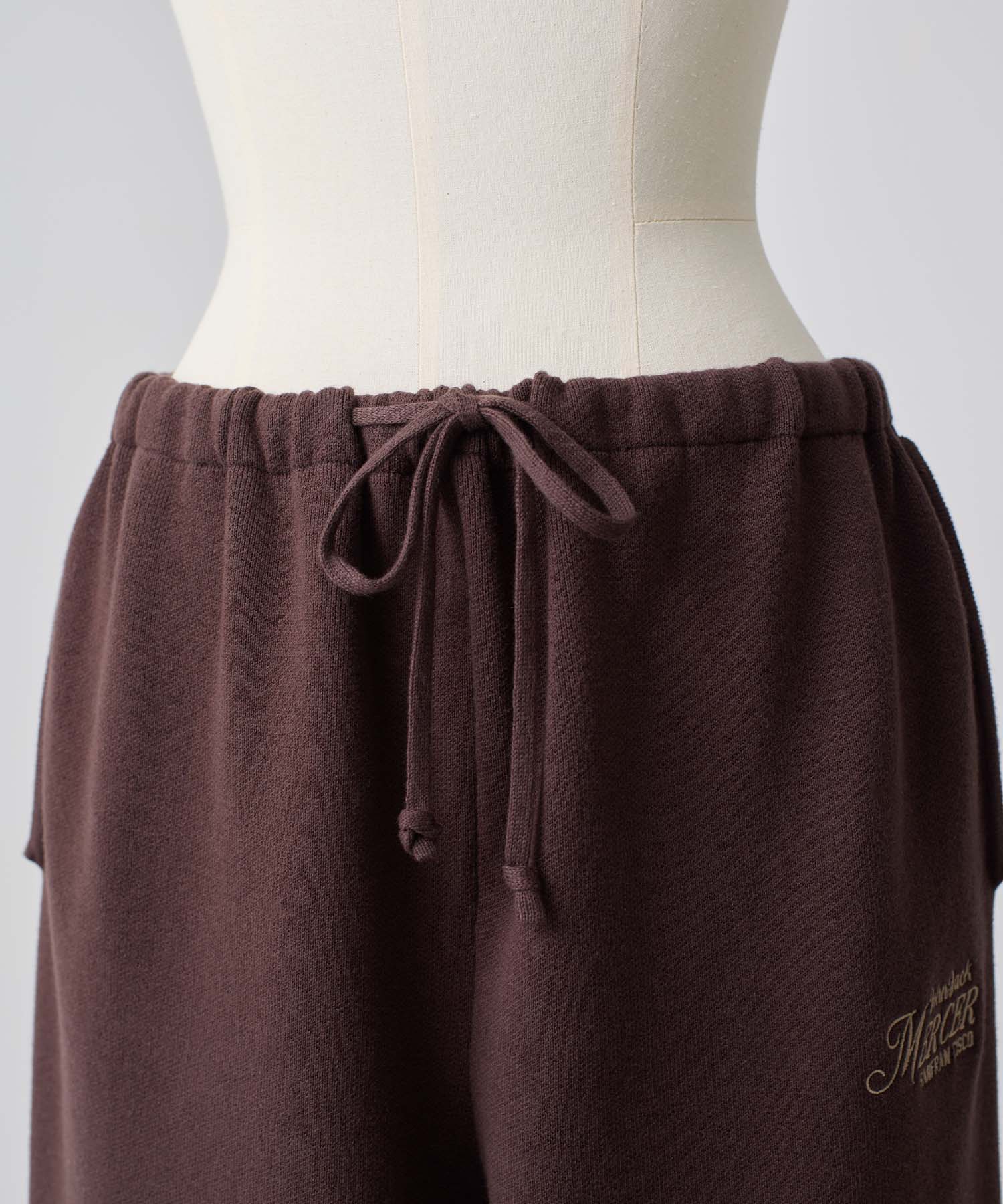 ロゴワイドニットパンツ 26W106 (BROWN)