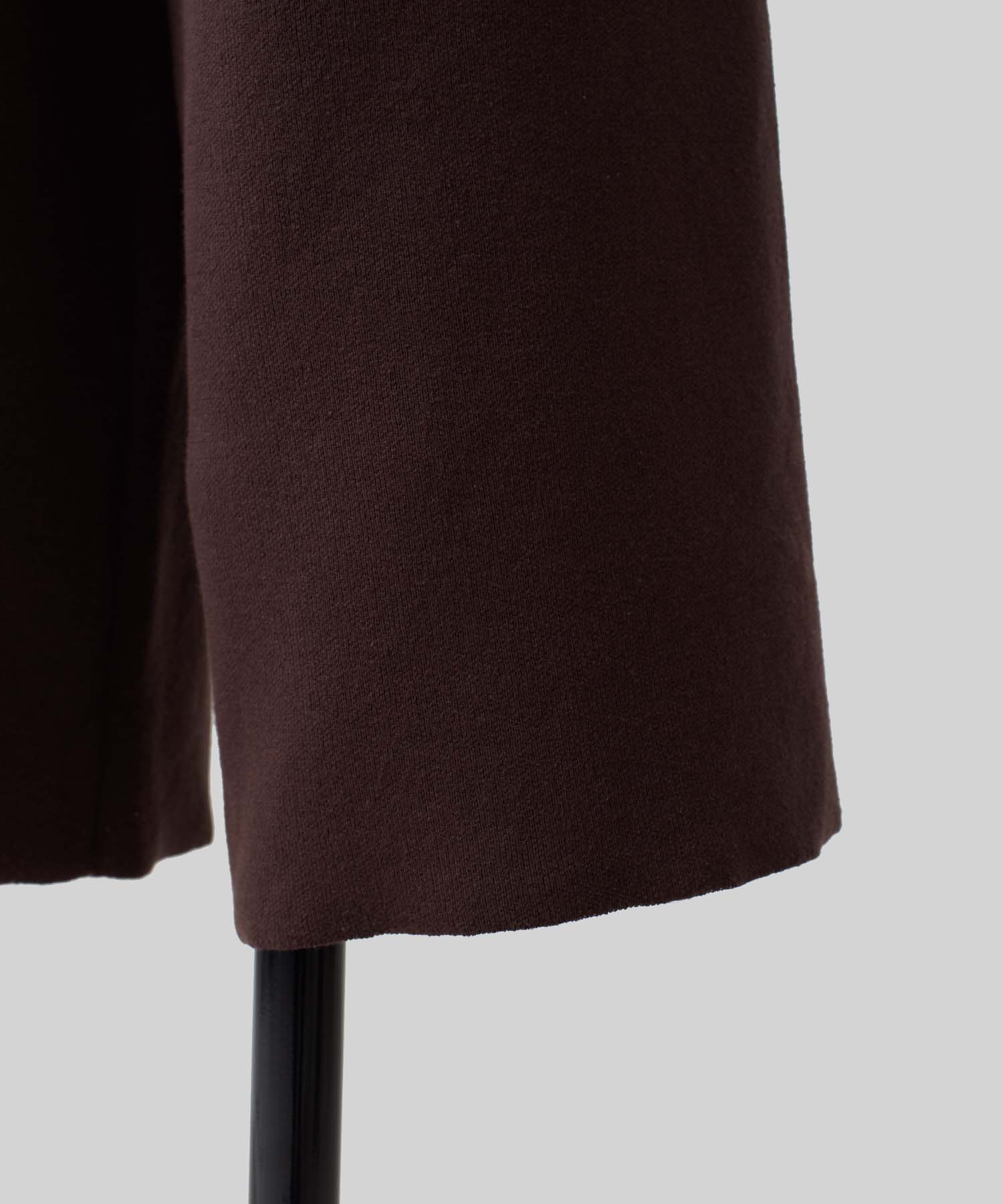 ロゴワイドニットパンツ 26W106 (BROWN)