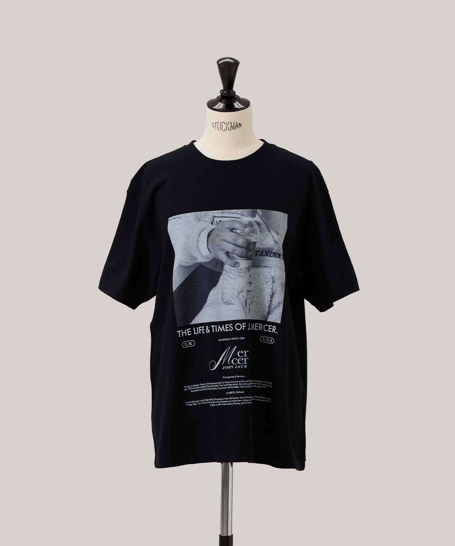 フォトTシャツ 26W010 (BLACK)