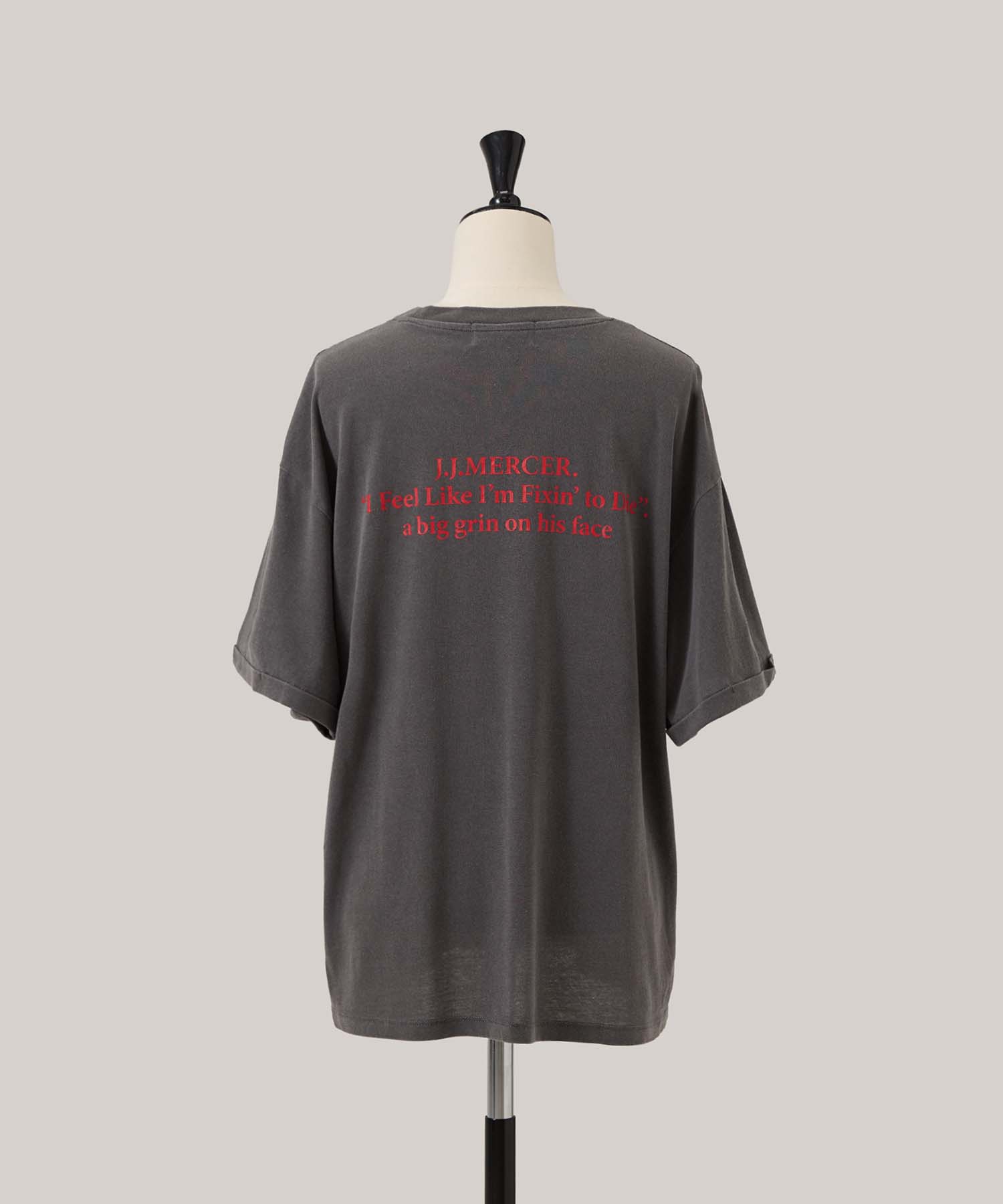 ロゴTシャツ 26W001 (CHACOAL)
