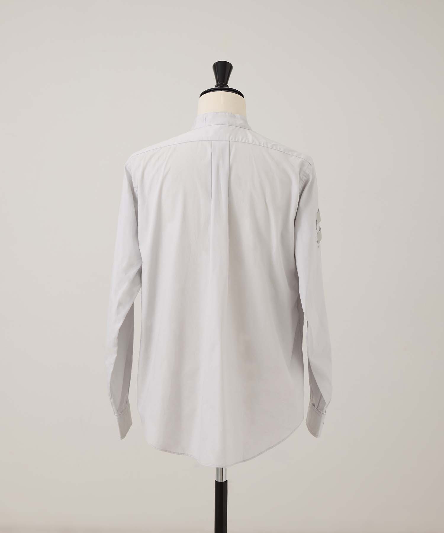 D310RA マンダリンカラーシャツ (LIGHT GREY)