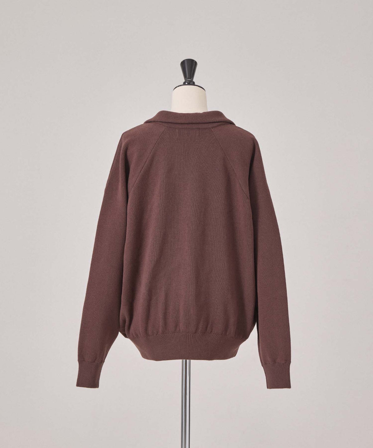 スキッパーロゴニット 26W102 (BROWN)