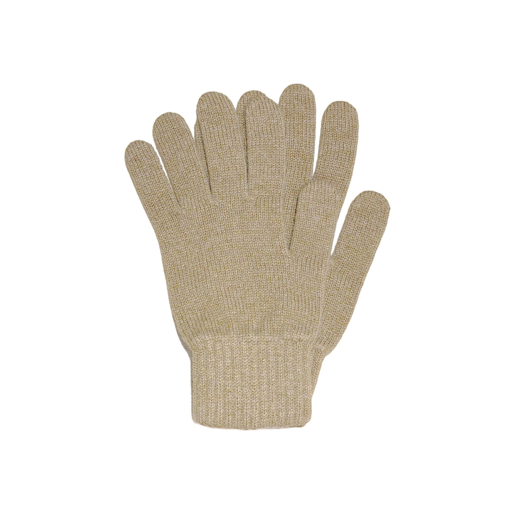 メンズ カシミヤプレーンニットグローブ_K03 (オートミール)