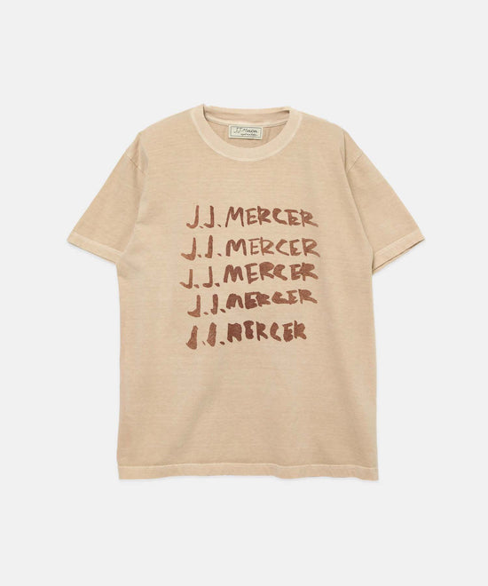 ロゴTシャツ 26W012 (BEIGE)