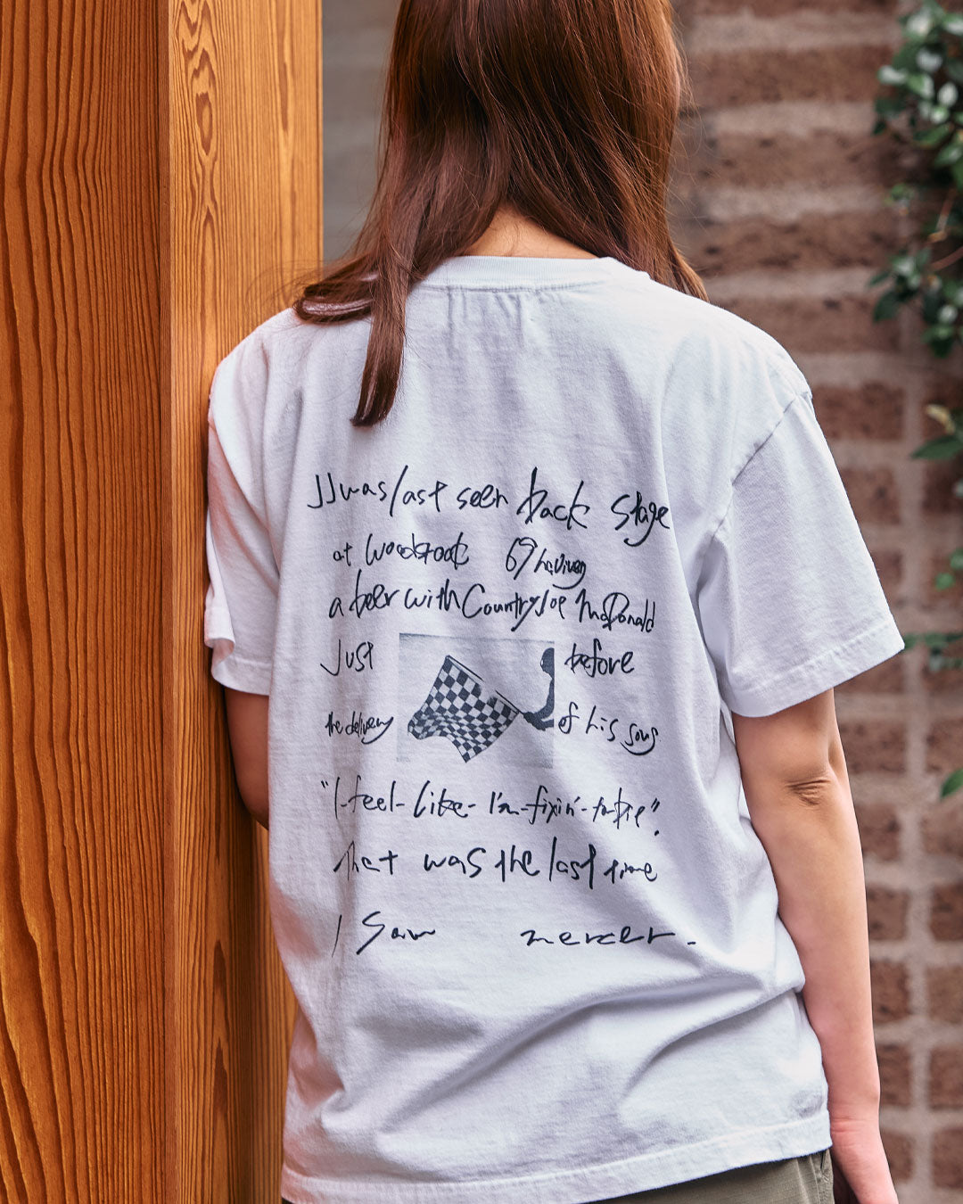 ロゴTシャツ 26W011 (WHITE)