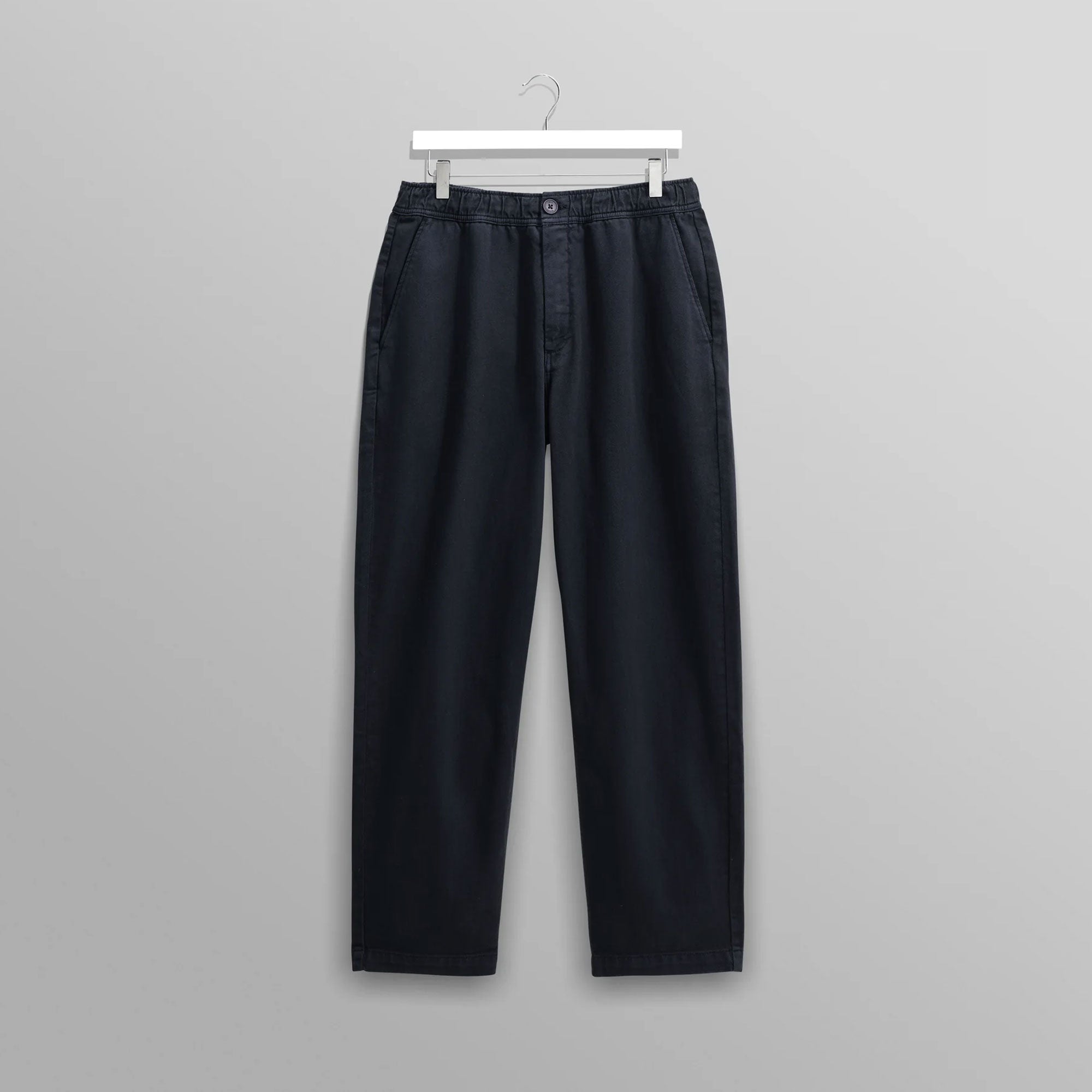 カートトラウザーズ ORGANIC COTTON TWILL (NAVY) - グリニッジ オンラインストア
