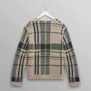 アルバンカーディガン PLAID CHECK (NATURAL/GREEN)