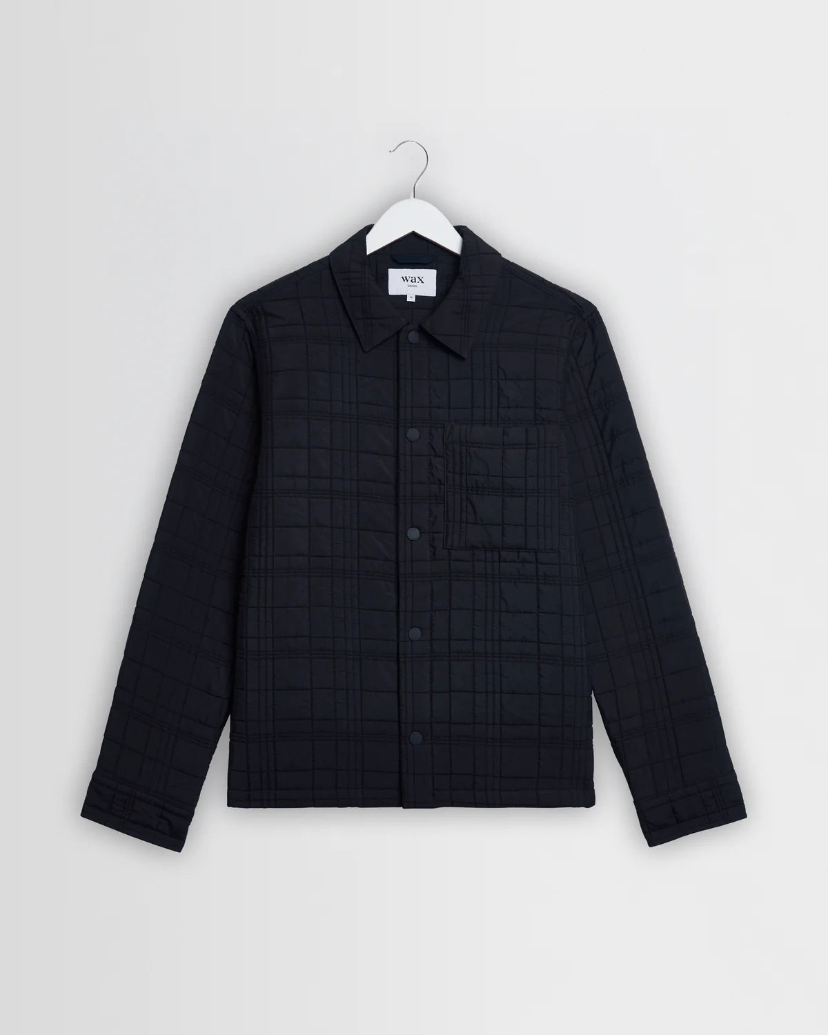 オーバーシャツ ROMER CHECK QUILTN (NAVY)