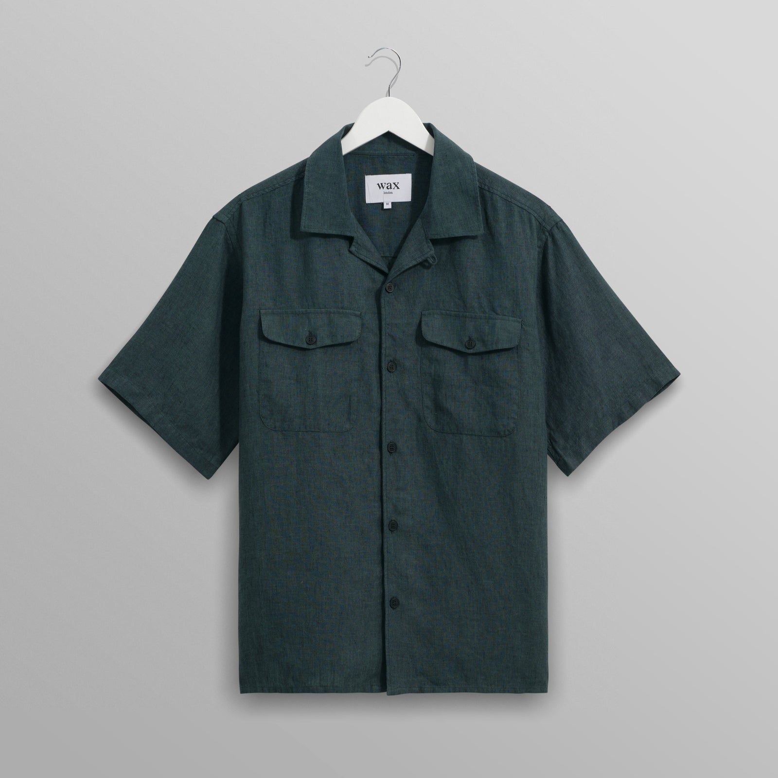 SHADOWS 緑色バッタ 長袖Tシャツ グレー　Lサイズ ex/tra】ジャカードストライプ カッタウェイカラーシャツ｜長袖