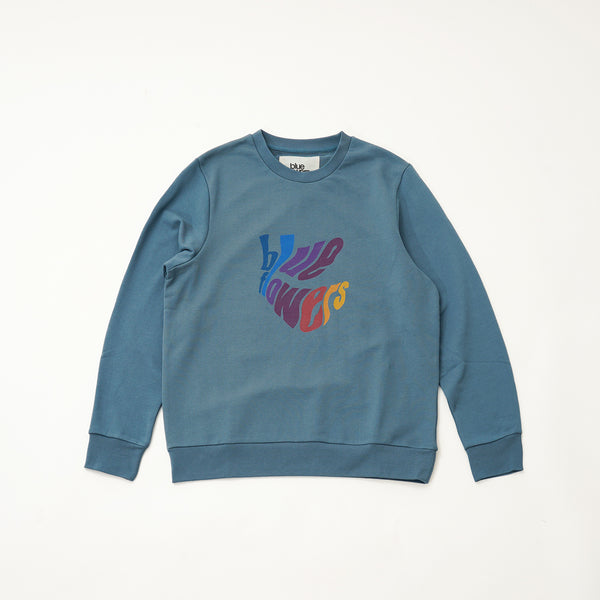 Colour Wave Sweatshirt スウェット（Faded Blue）