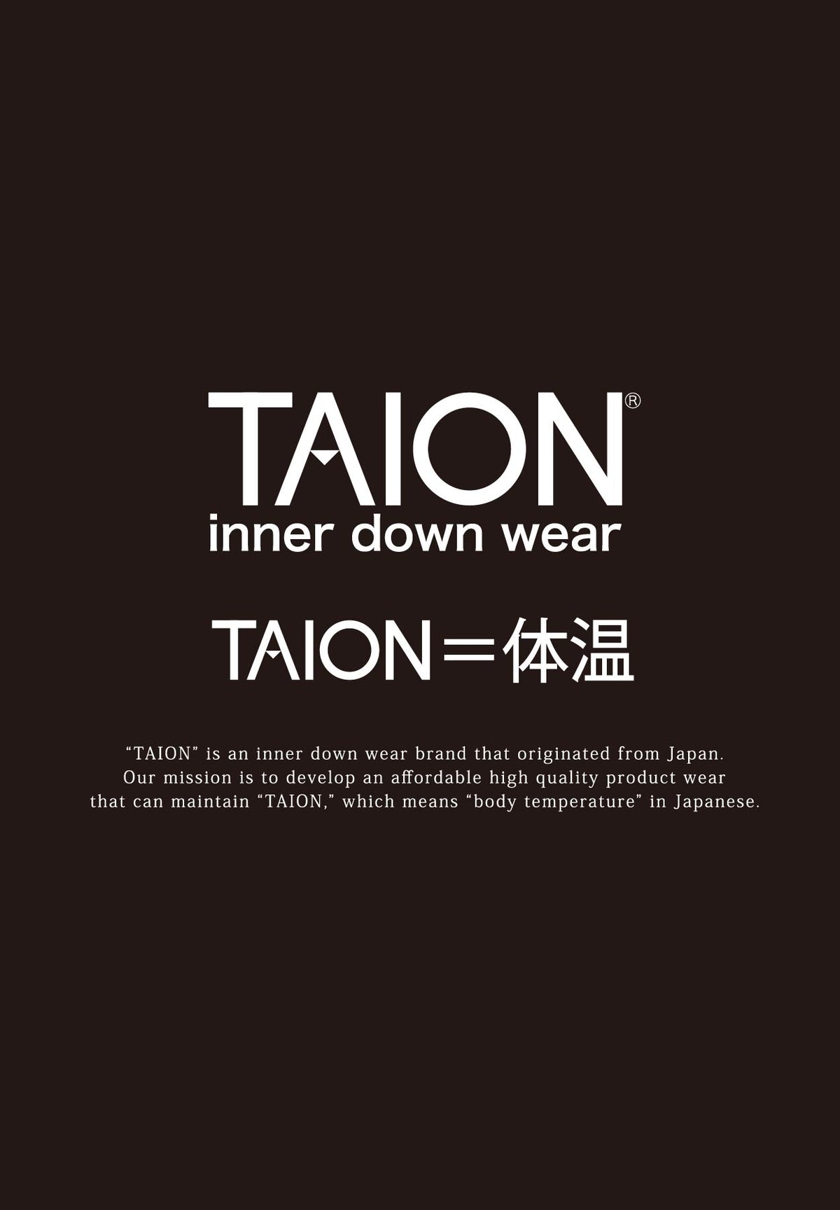 【TAIONコラボ】 TESLIN | DOWN JACKET | CHW26W100 (BEIGE)