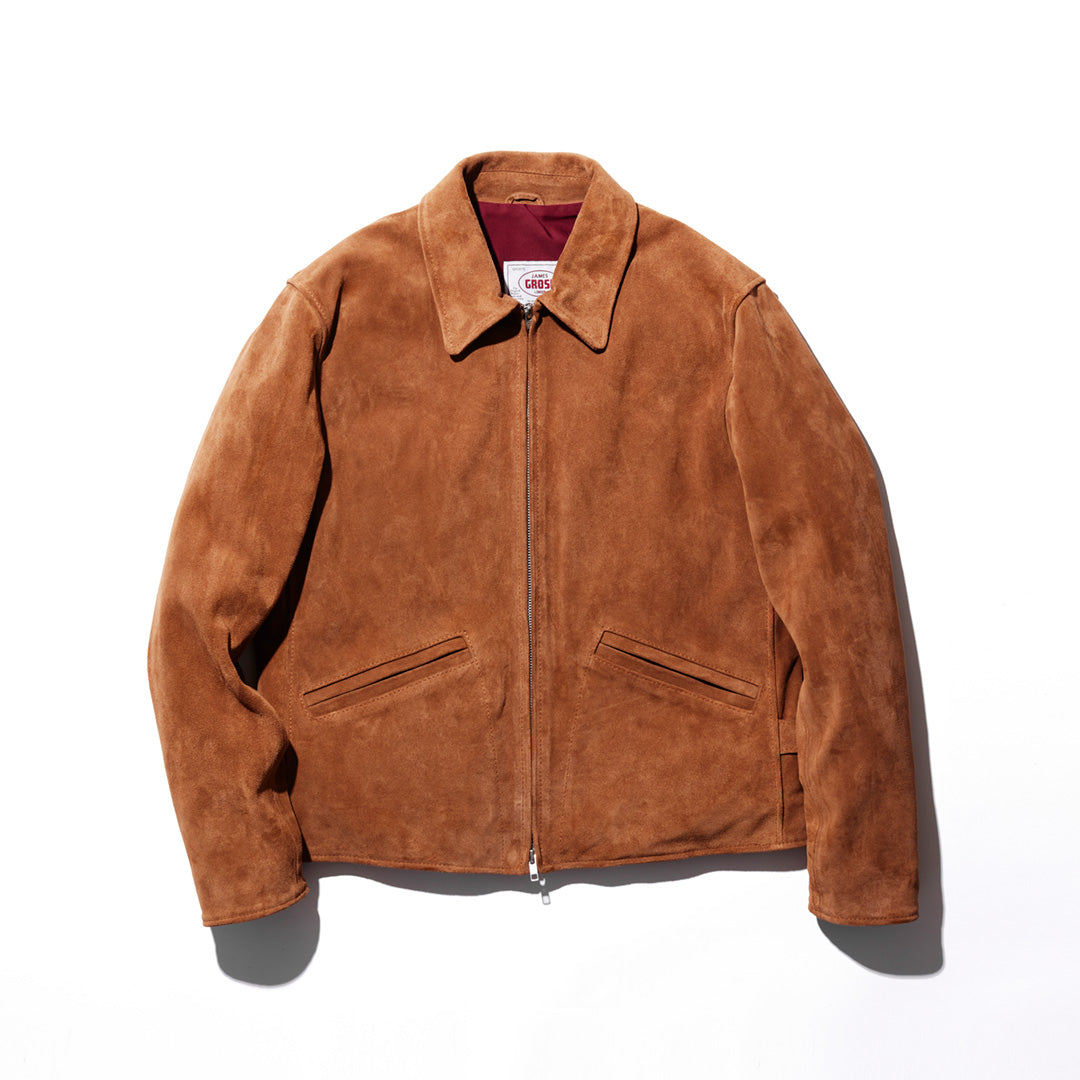 カールトン（カウ/スエード生地）- CARLTON COW SUEDE (TAN/COGNAC)