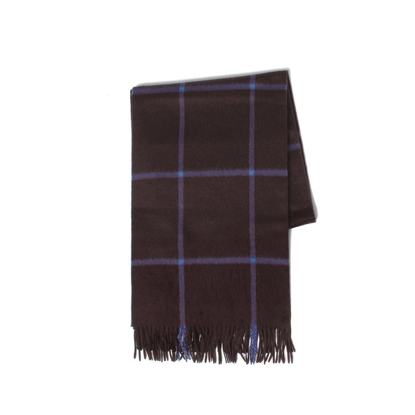 Joshua Ellis（ジョシュアエリス）カシミヤストール ウィンドウペイン70×190　CPG50709