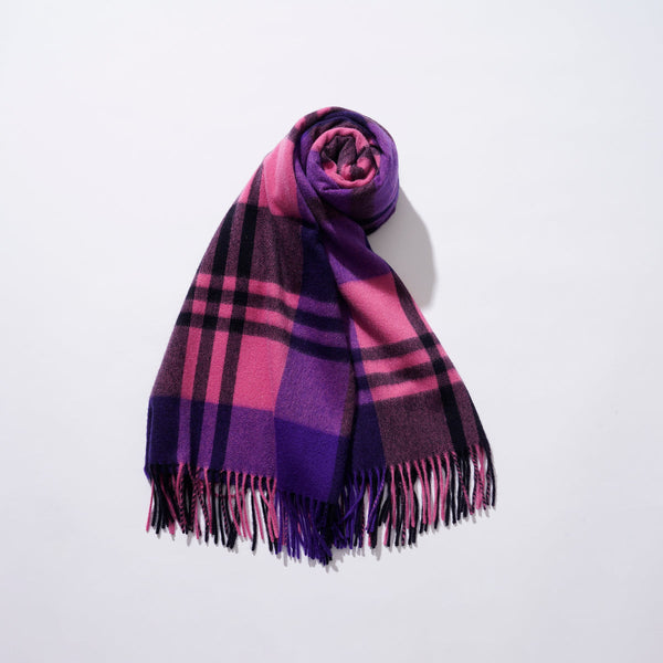 Joshua Ellis（ジョシュアエリス）ストール　プライマリーブラックウォッチ 70x190　CPG51781