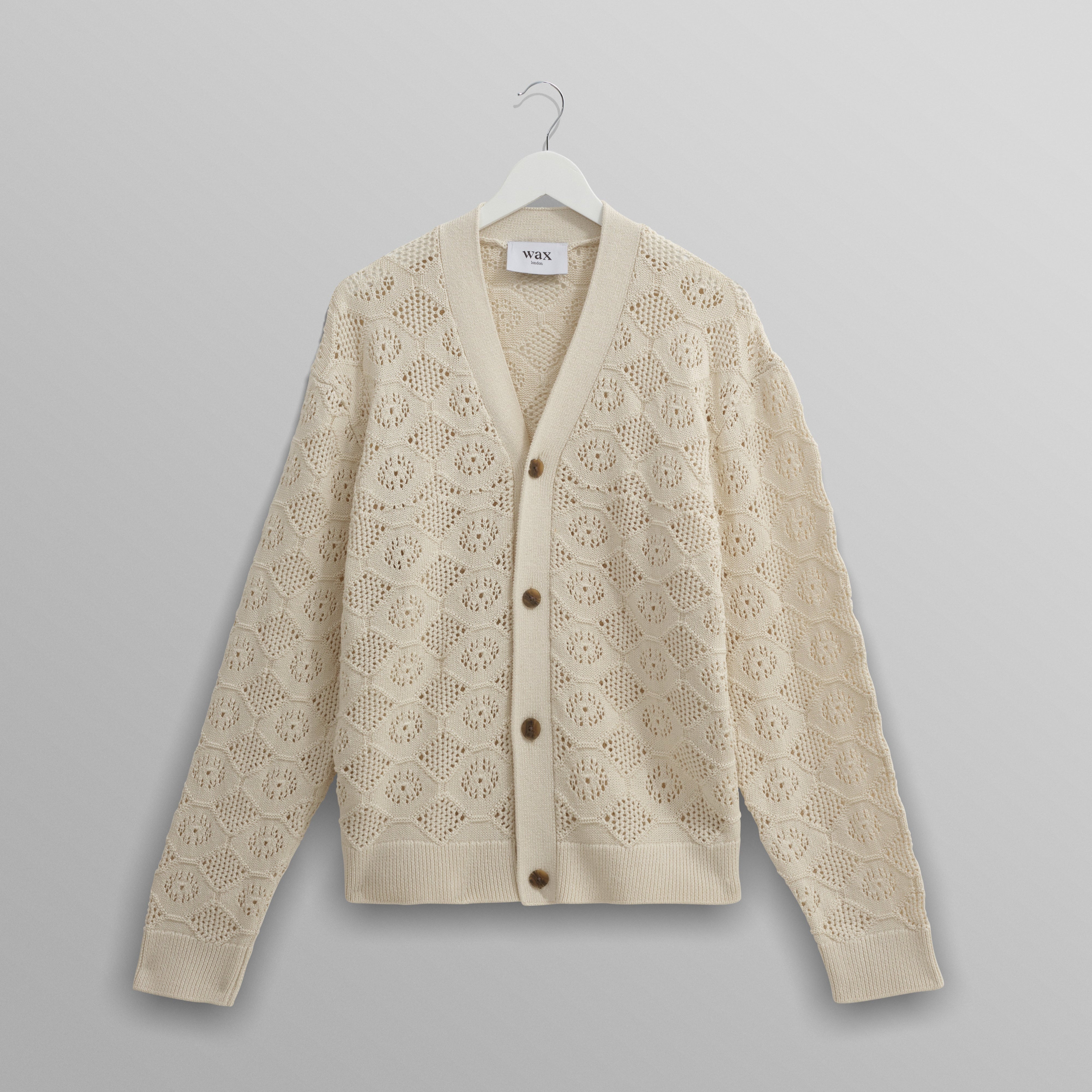 カーディガン CROSBY POINTELLE COTTON (ECRU)