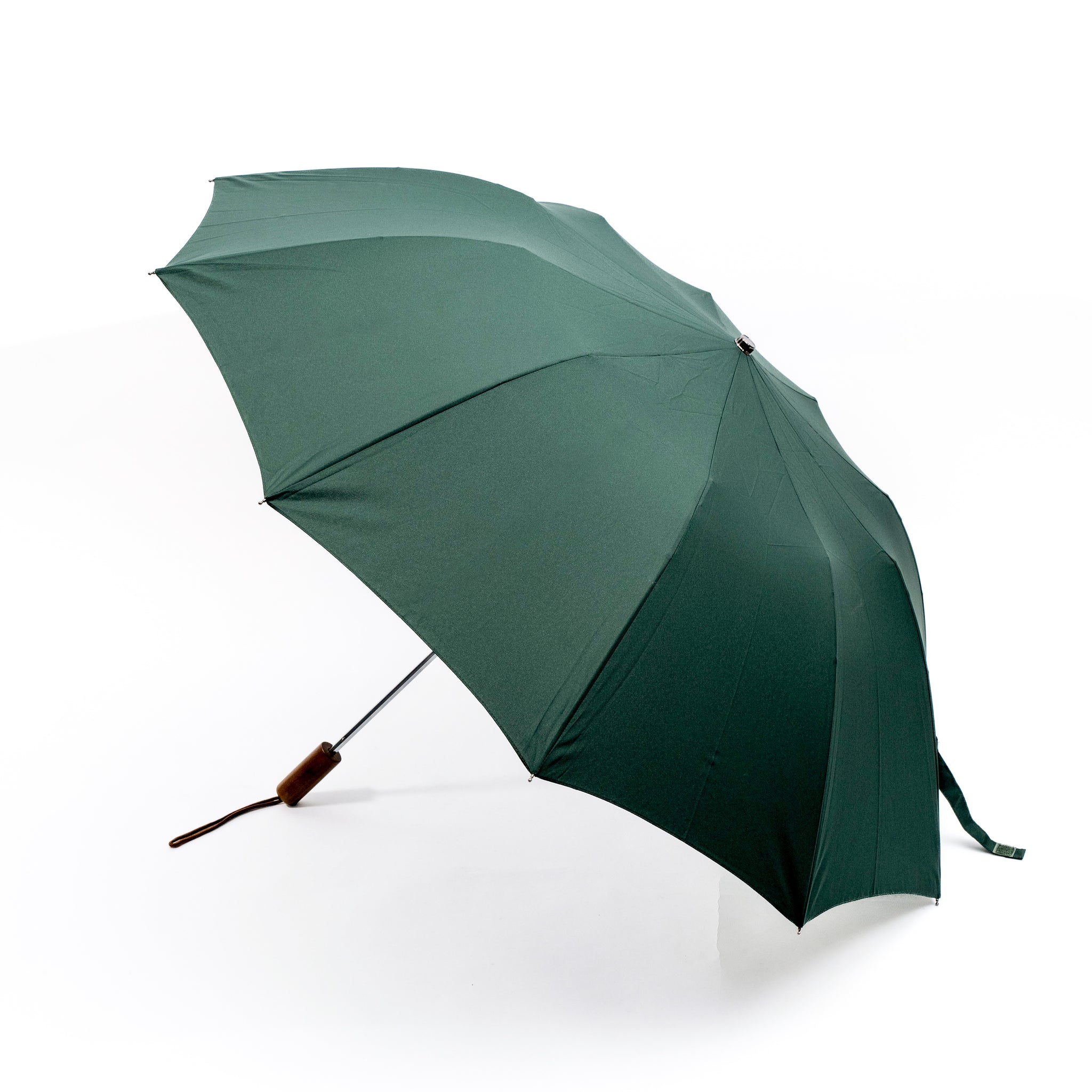 TL2 Maple Straight | 折りたたみ傘 | ストレート型ハンドル | メイプル | 雨用傘 (BROWN-02 GREEN)