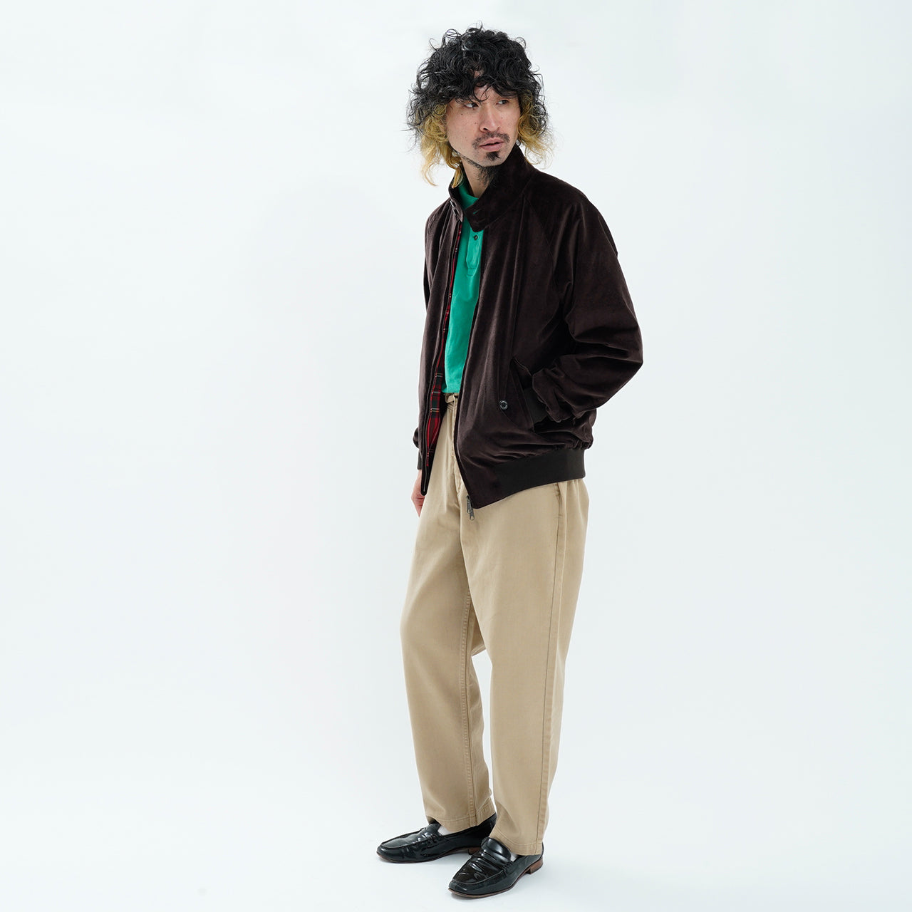 ブリットゴルフコーデュロイ (BROWN)