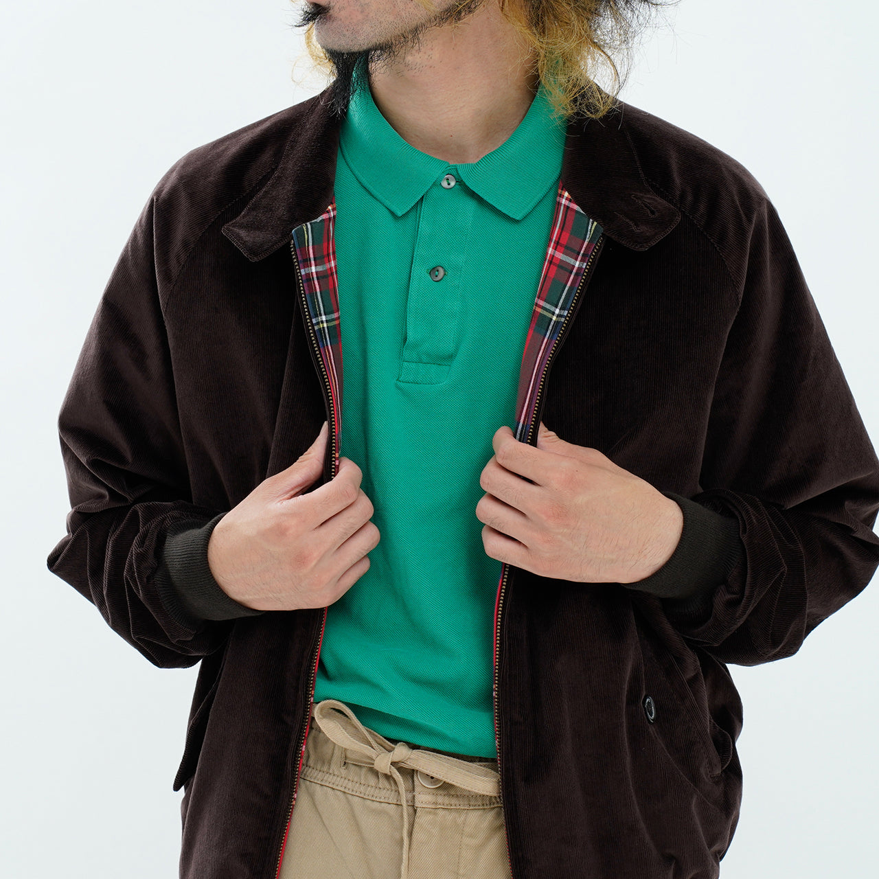 ブリットゴルフコーデュロイ (BROWN)