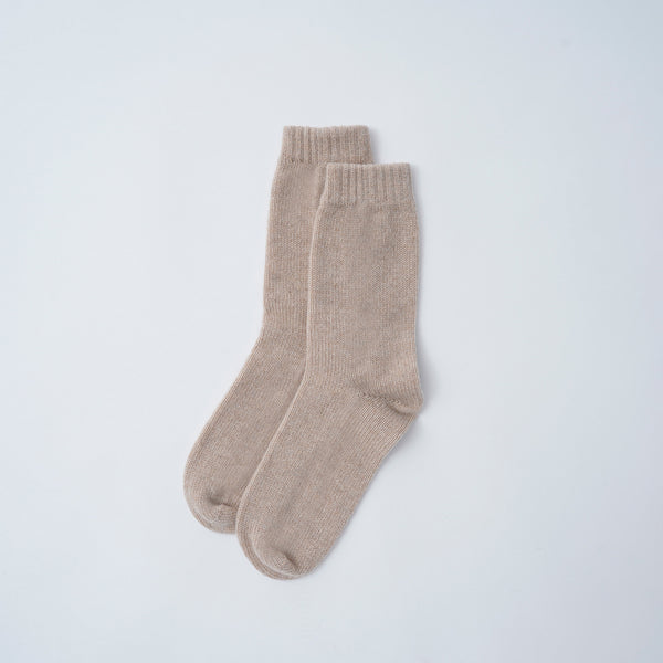 カシミヤベッドソックス _K09 (キャメル)