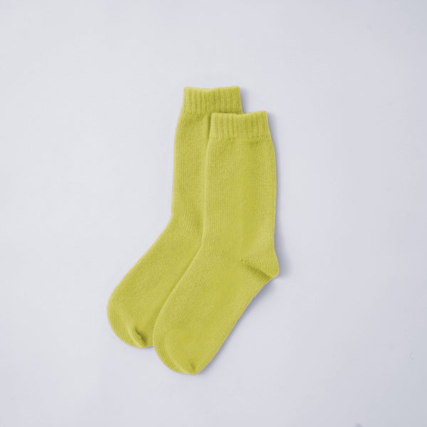 カシミヤベッドソックス _K09 (イエロー)